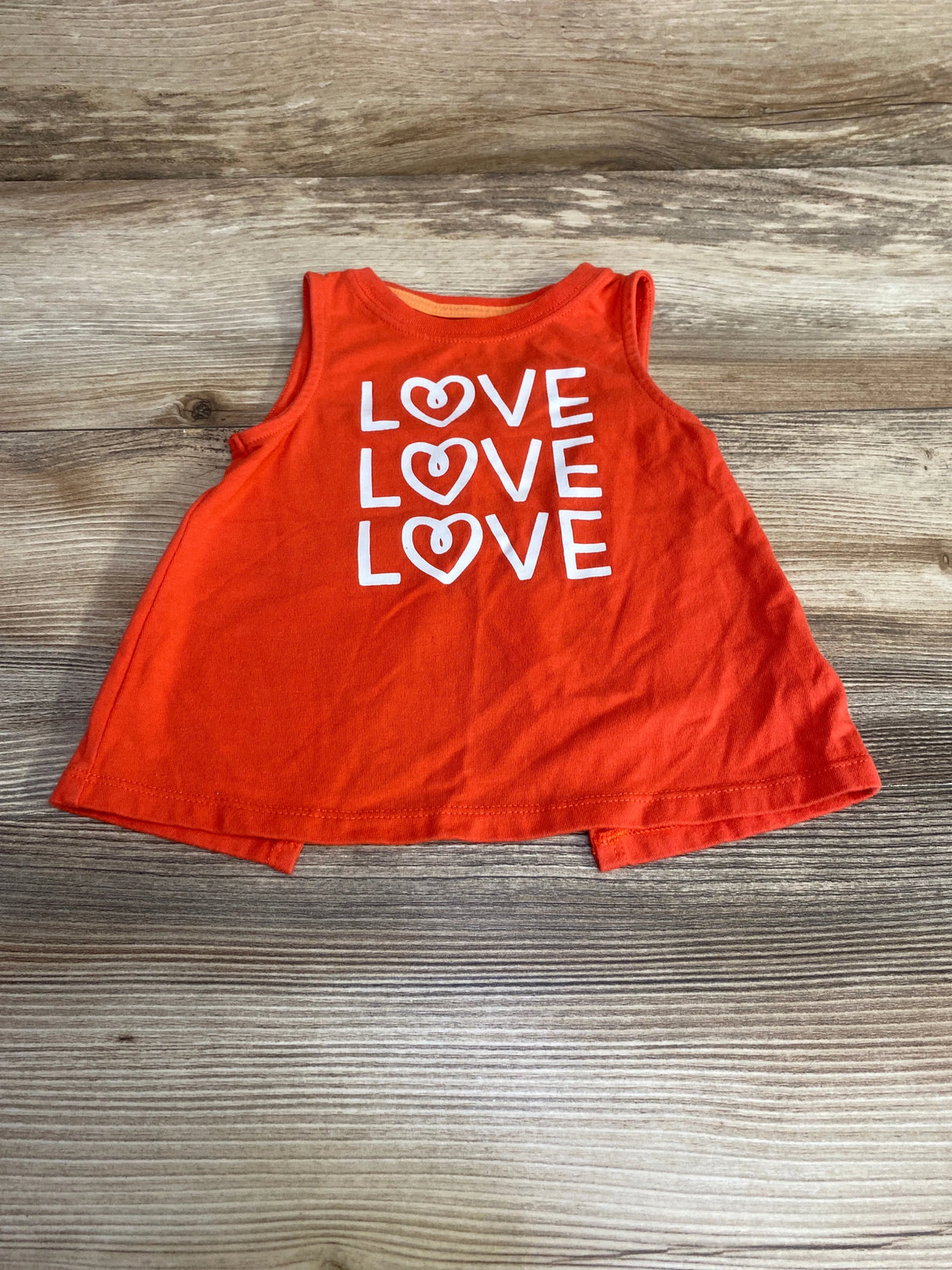 Cat & Jack Love Tank Top Red sz 12m - Me n Mommy To Be