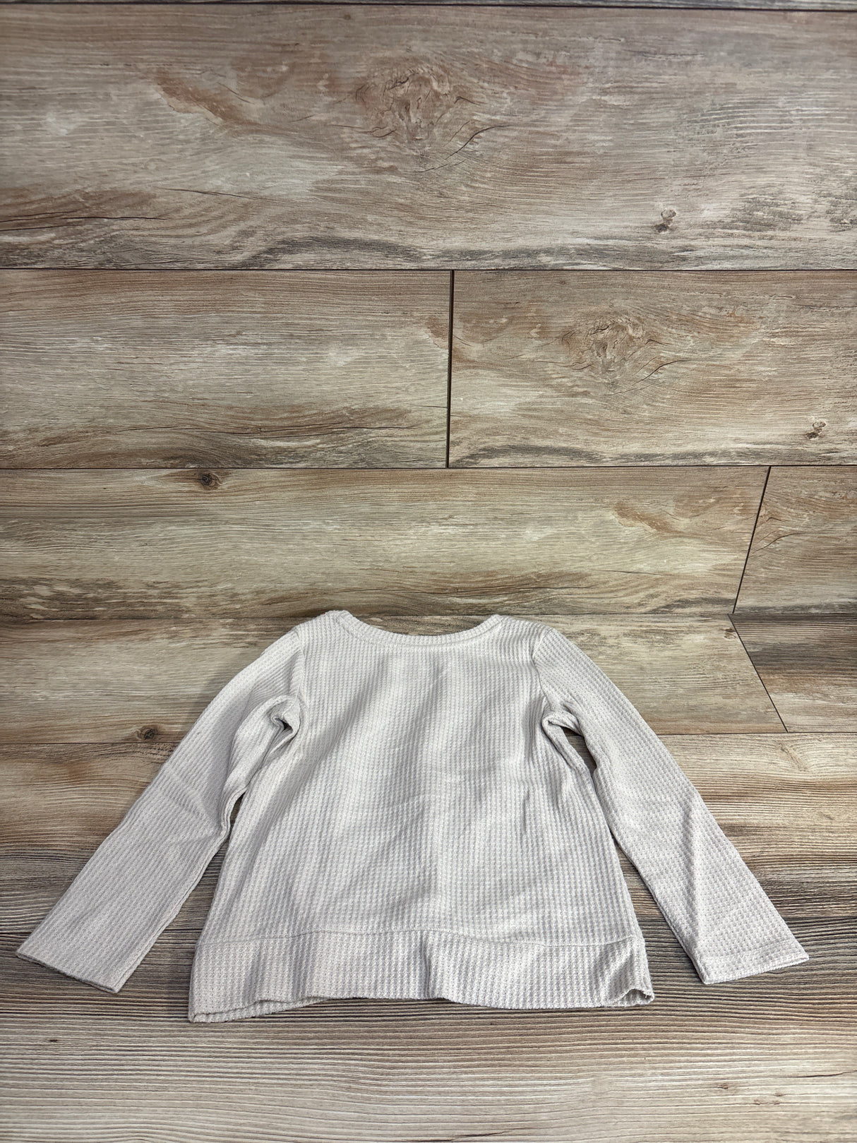 NEW Cat & Jack Waffle Knit Shirt Beige sz 5T