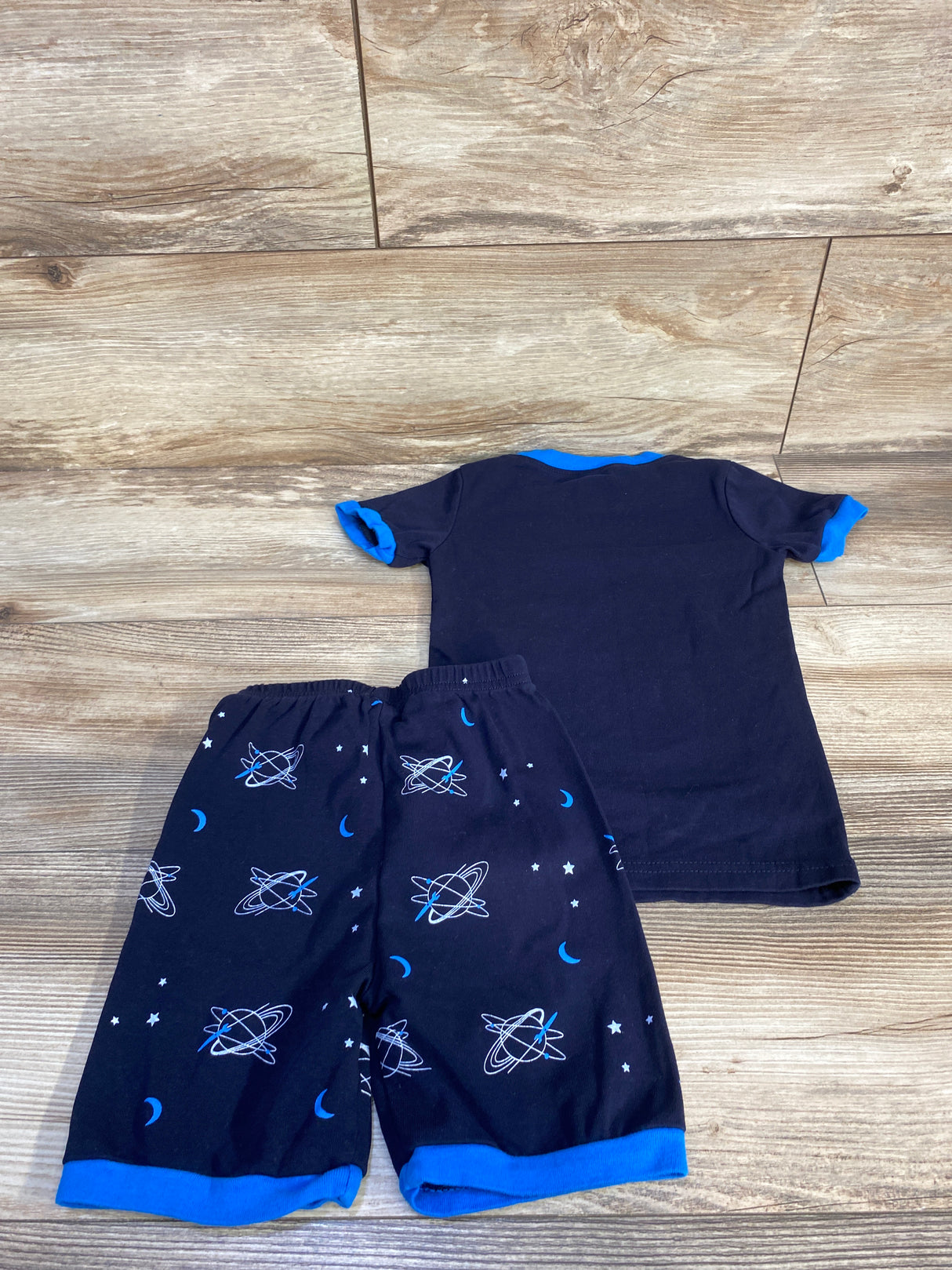 KikizYe 2pc Space Pajama Set Navy sz 4T