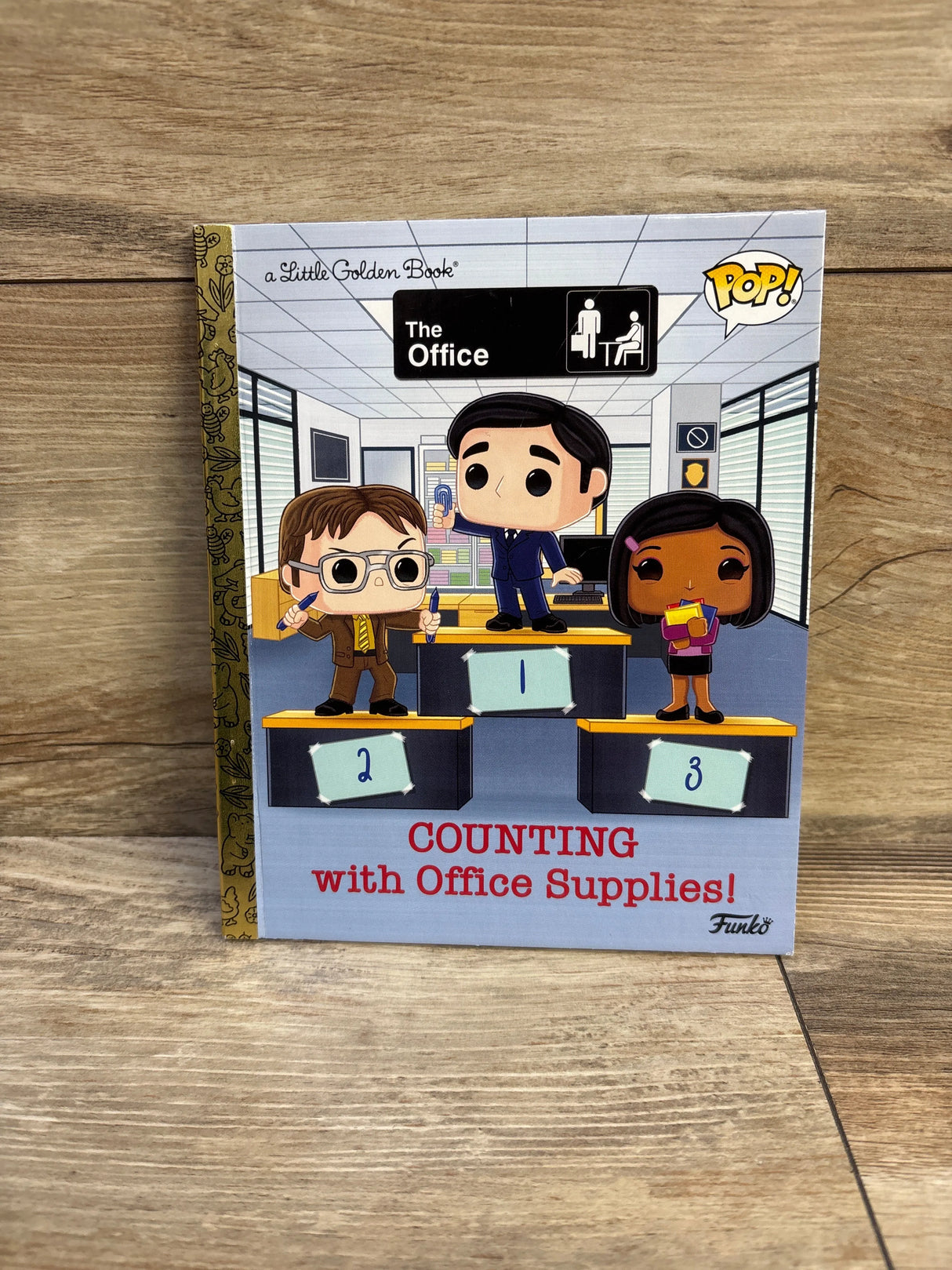 A Little Golden Book The Office Counting with Office Supplies Hardcover Book