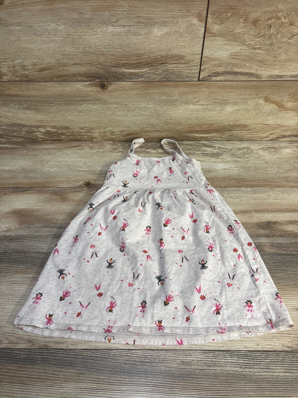 Old Navy Ballerina Dress Oatmeal sz 5T - Me n Mommy To Be