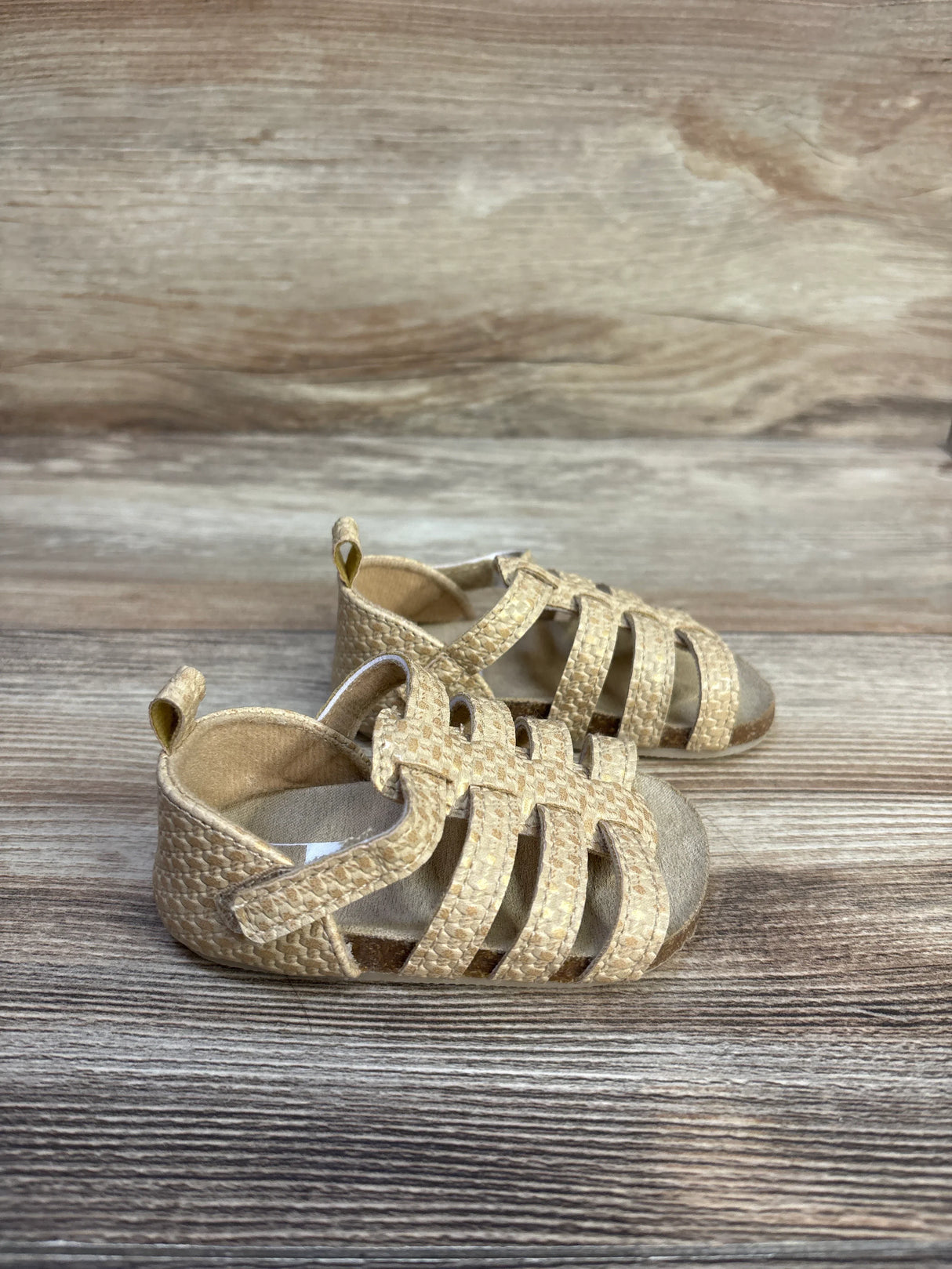 Carter's Strappy Sandals Beige sz 2/3c