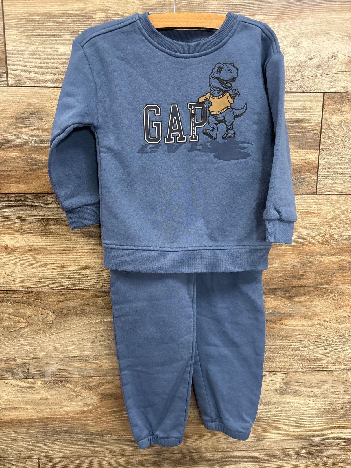 Baby Gap 2pc Sweatshirt & Joggers Set Slate sz 4T