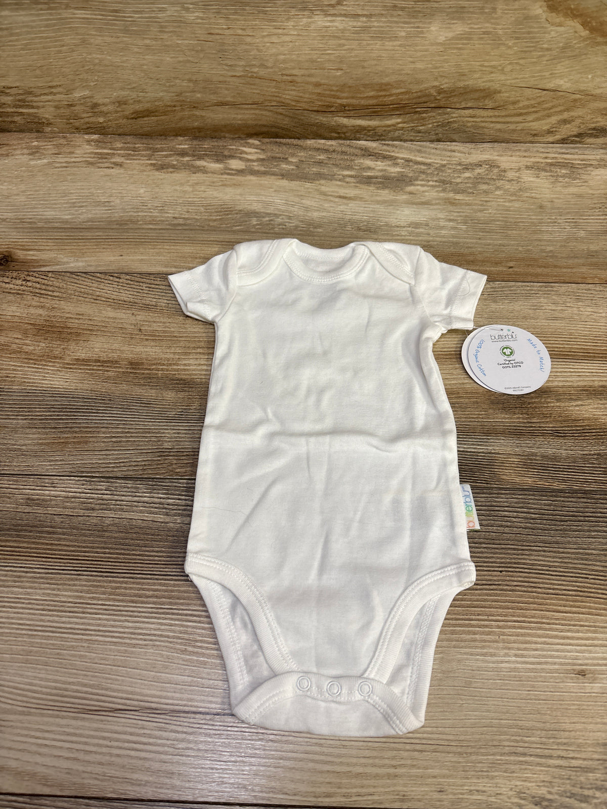NEW Butterblu Organic Bodysuit White sz 0-3m