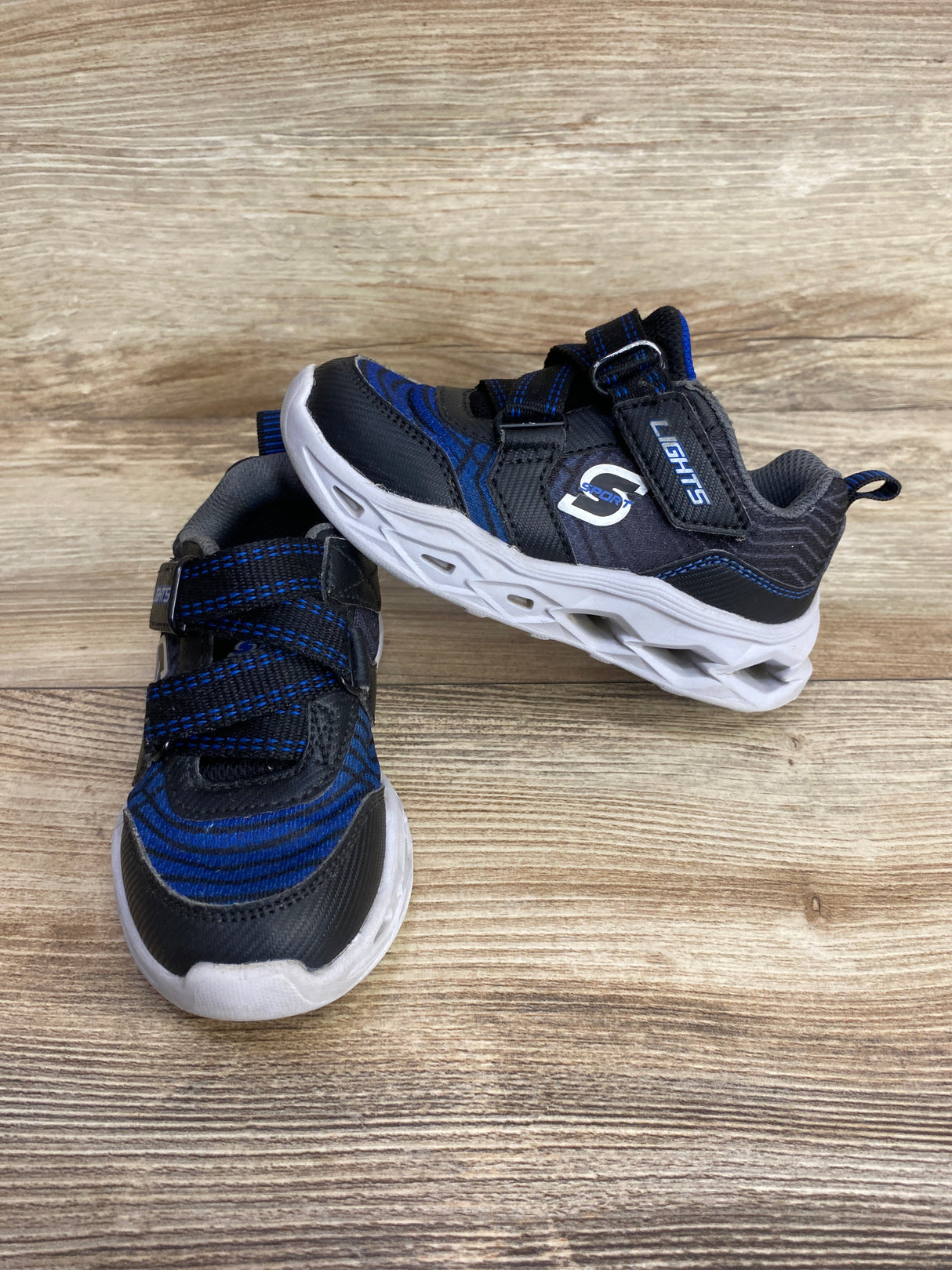 Sketchers S Sport Craig Light-Up Sneakers Grey sz 8c