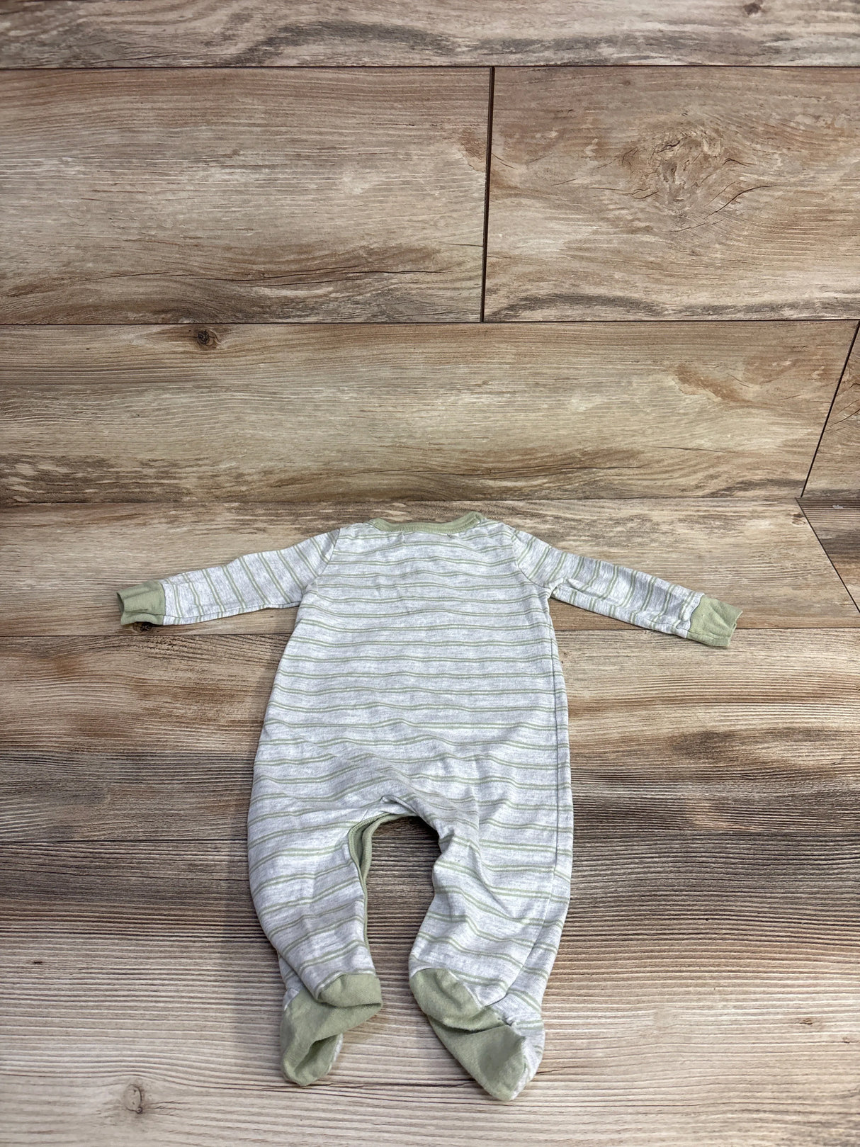 7 For All Mankind Striped Sleeper Grey sz 0-3m