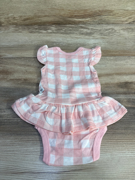Honest Baby Gingham Bodysuit Pink sz 0-3m - Me n Mommy To Be