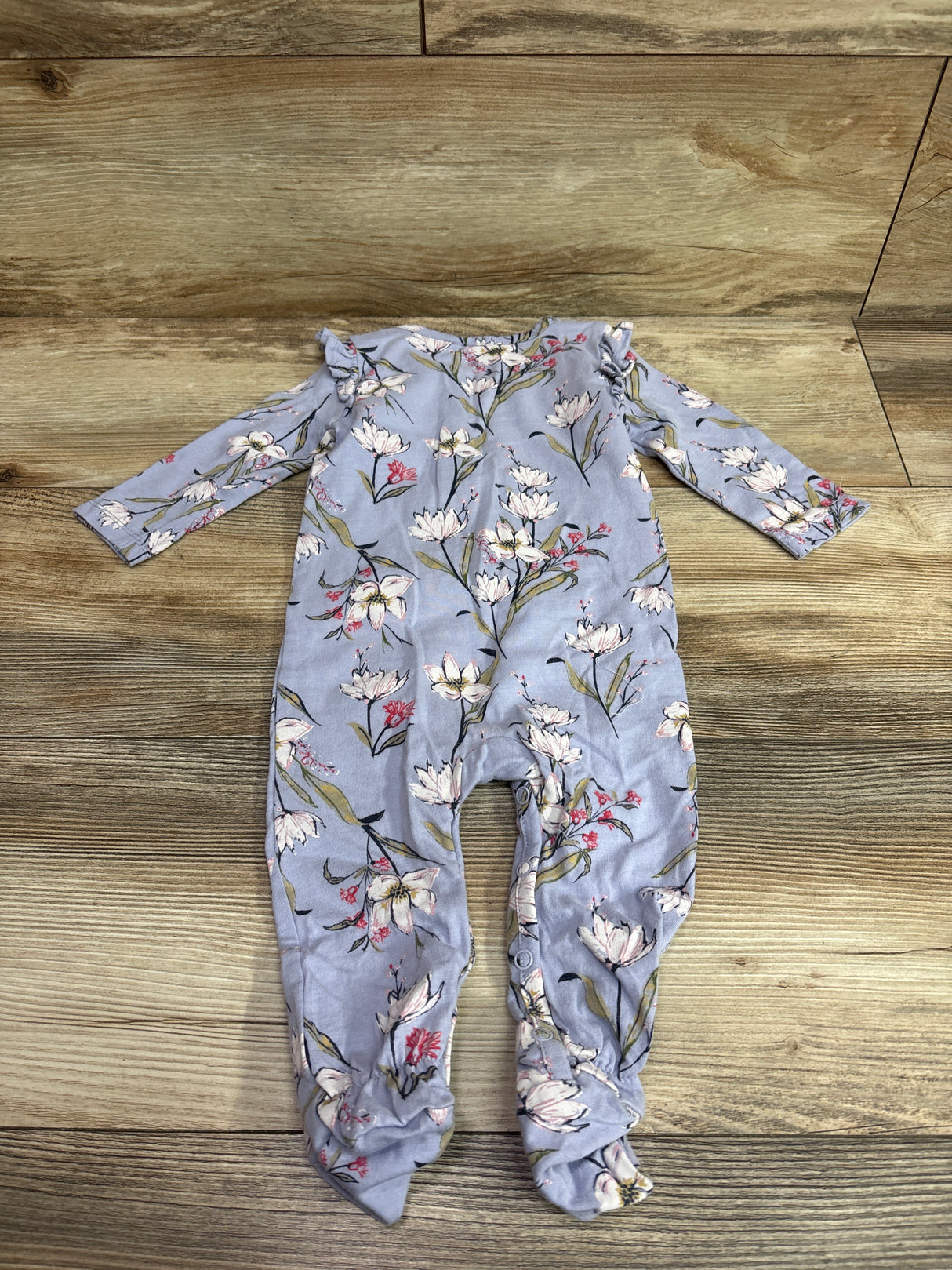 Jessica Simpson Henley Footed Coverall Lilac sz 6-9m
