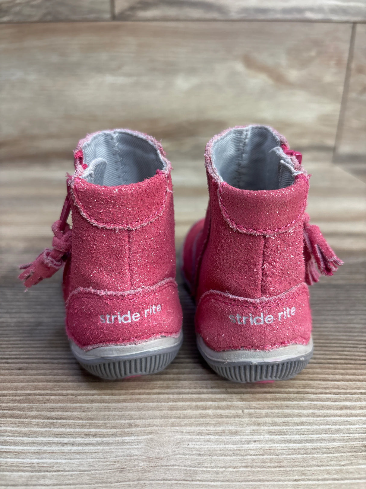 Stride Rite SRT Zoe Ankle Boots, Pink sz 4c