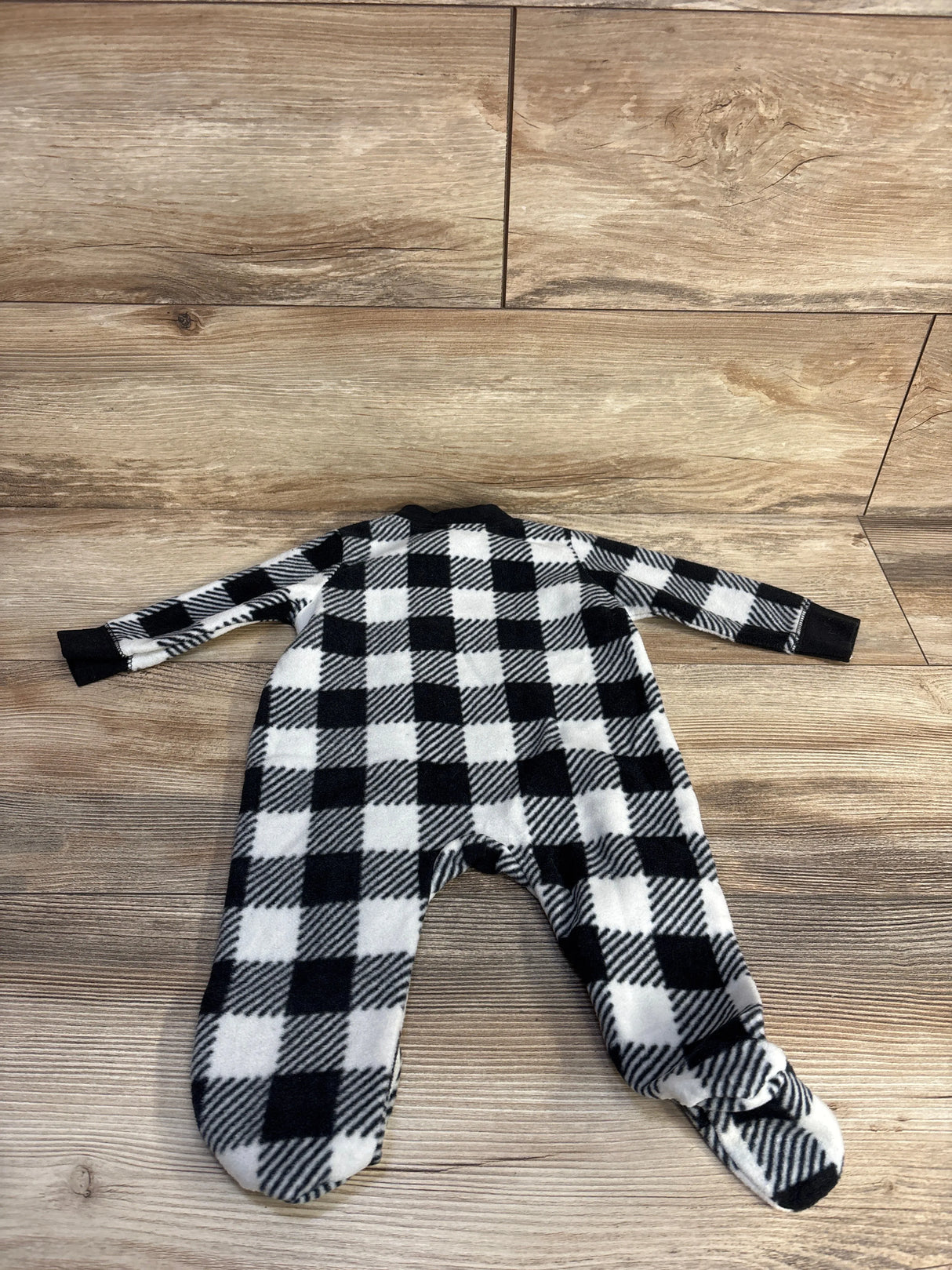 Yoga Sprouts Plaid Blanket Sleeper Black sz 0-3m - Me n Mommy To Be