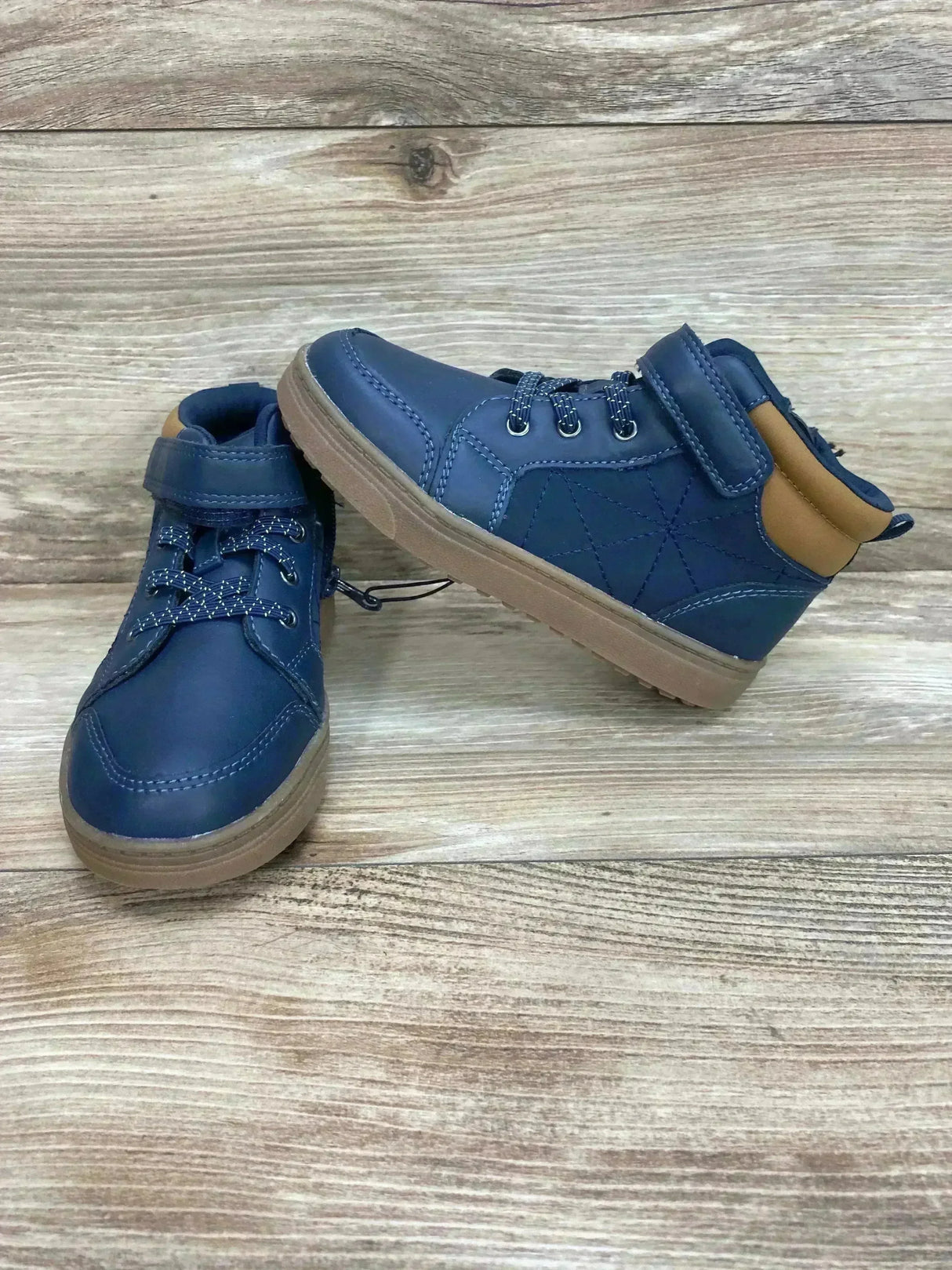 NEW Cat & Jack Toddler Slip-On Zipper Chukka Boots Blue Sz 11c - Me n Mommy To Be