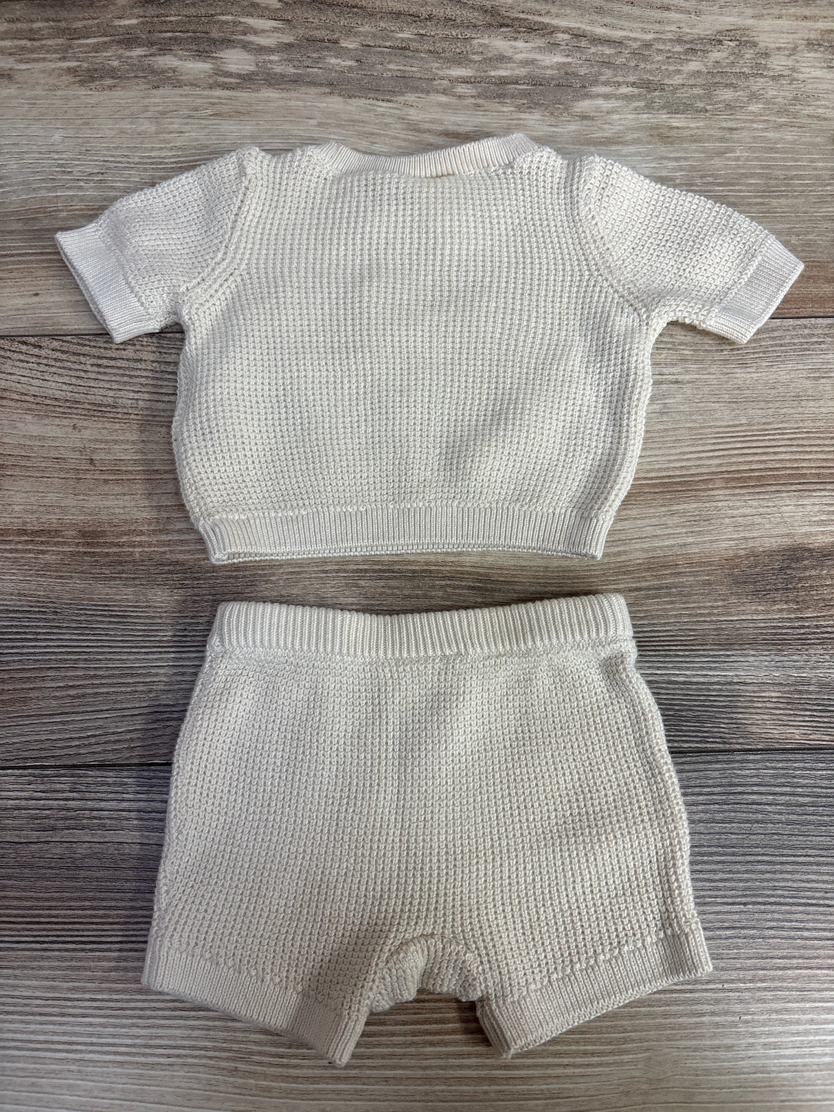 Carter's 2pc Knit Shirt & Short Set Ivory sz Newborn