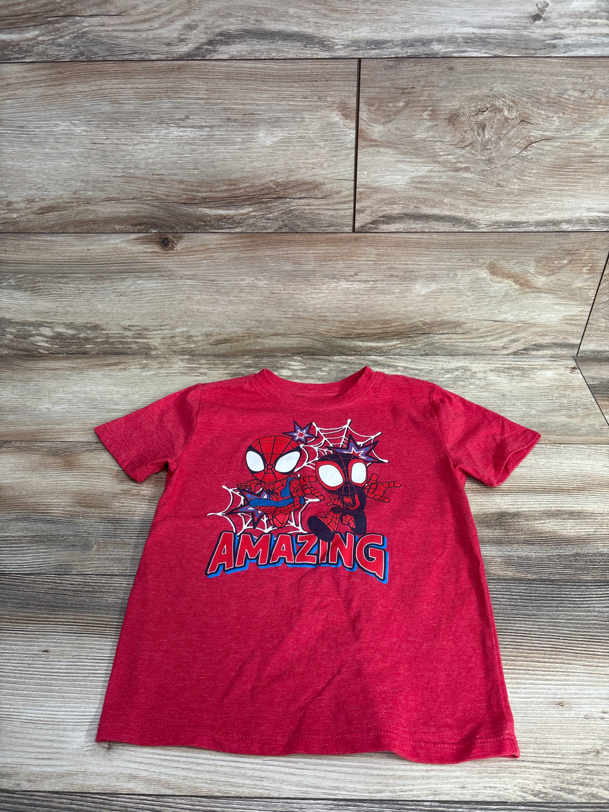 Marvel Spidey and His Amazing Friends T-Shirt Red sz 5T