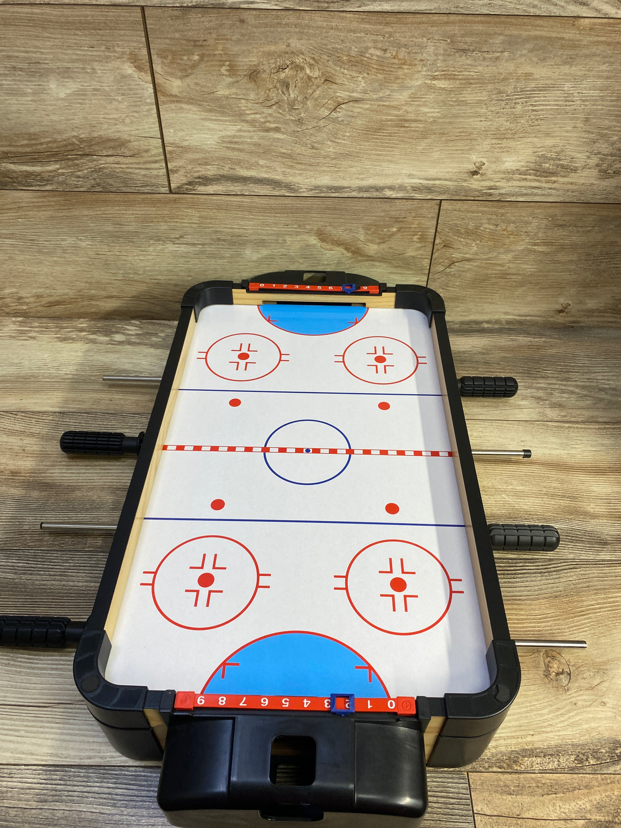 Ambassador 2-in-1 Tabletop Foosball and Air Hockey Game Set