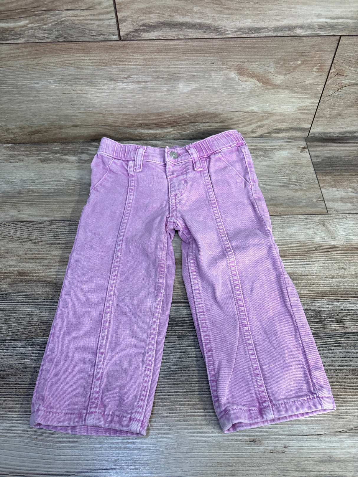 Epic Threads Maddie Utility Cropped Jeans Pink sz 2T