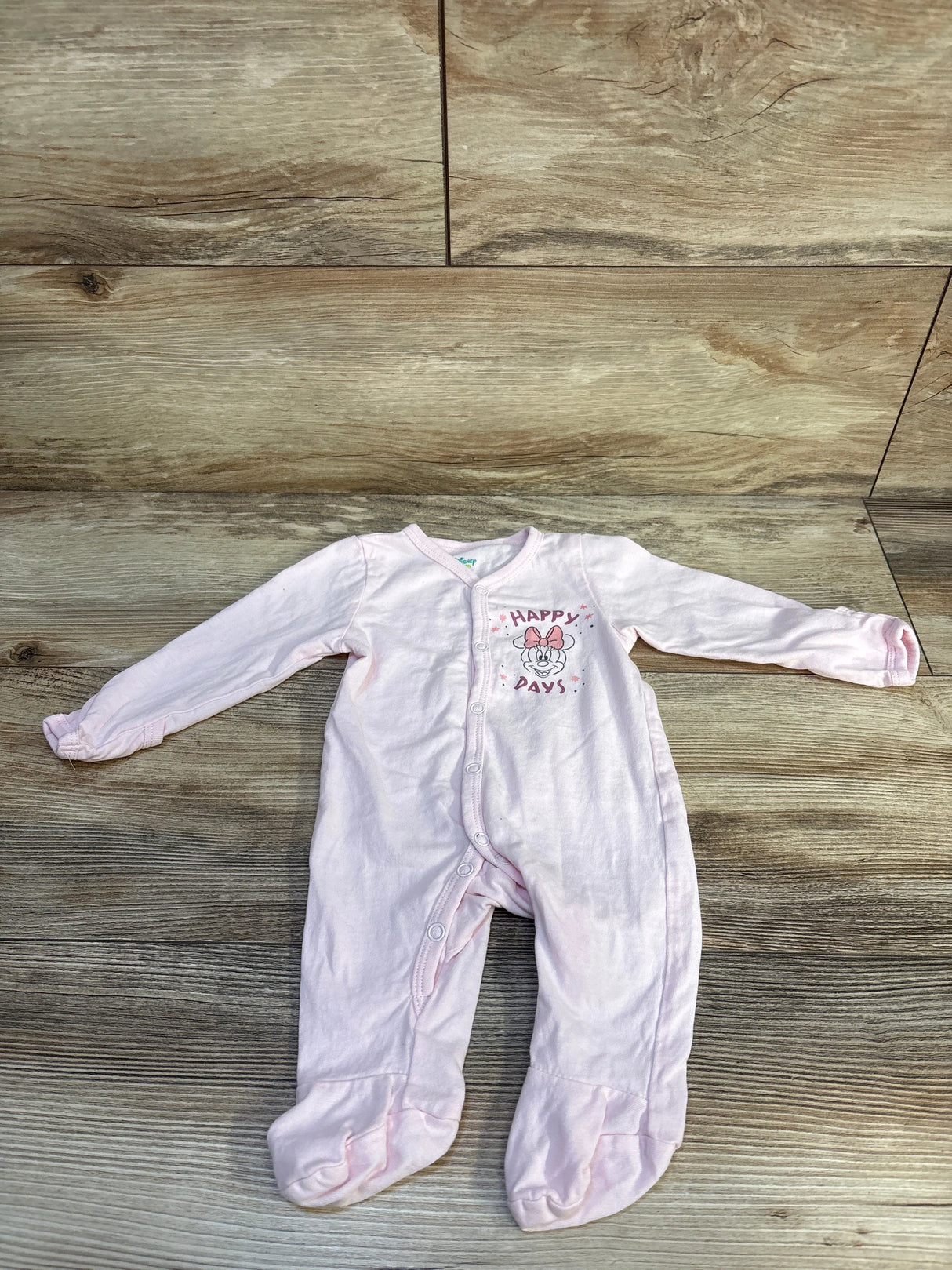 Disney Baby Happy Days Minnie Sleeper Pink sz 0-3m