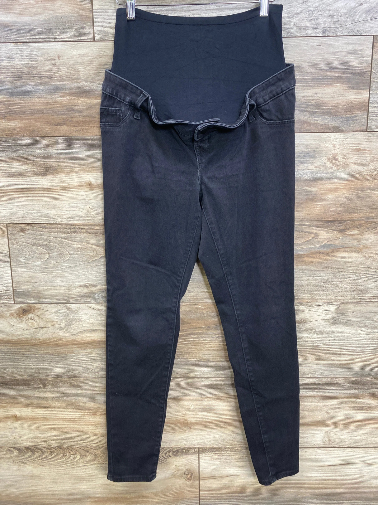 Old Navy Maternity Full Panel Rockstar Super Skinny Jeans Black sz Small - Me n Mommy To Be