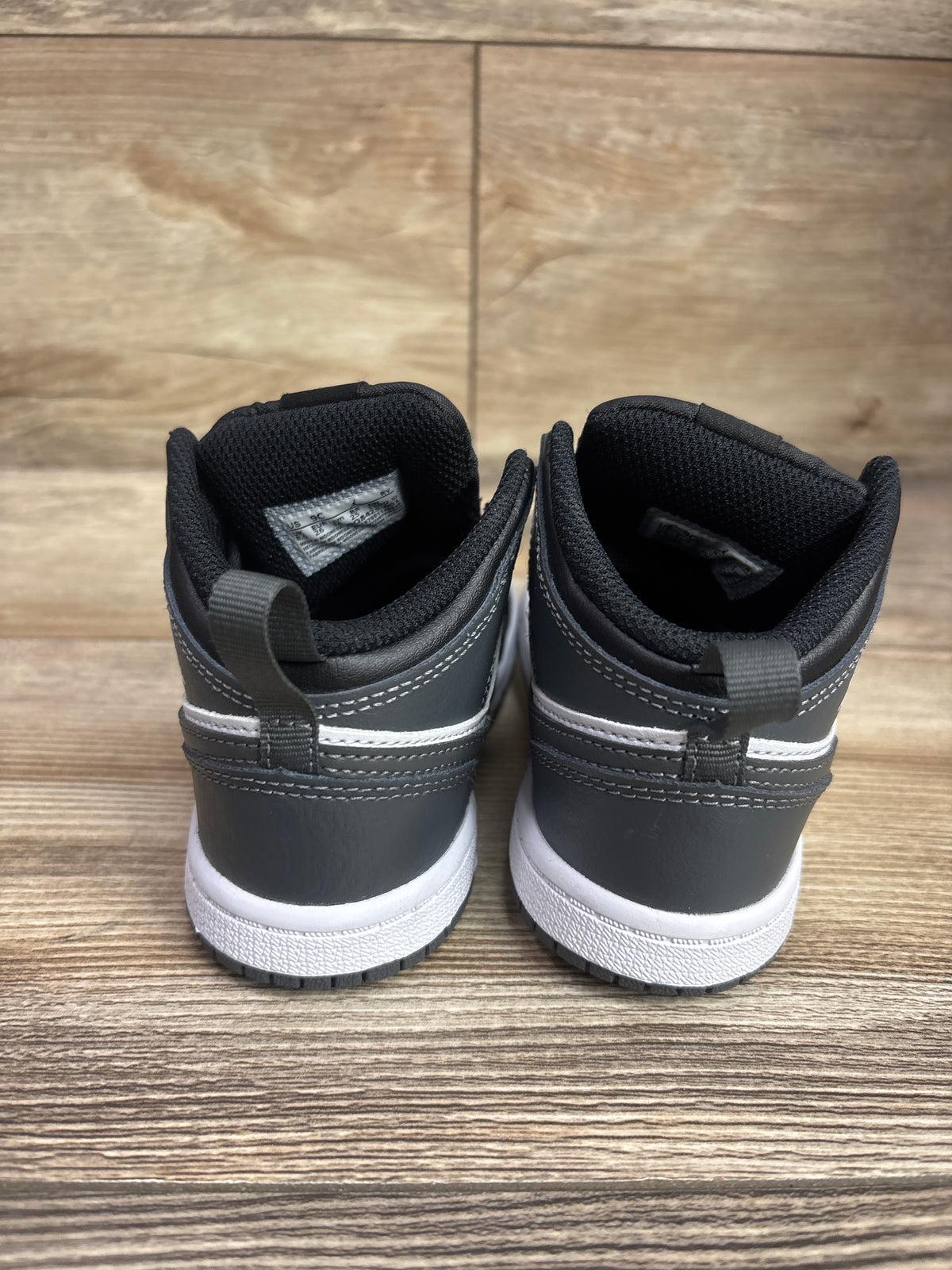 Air Jordan 1 Mid TD 'Iron Grey' Sneakers sz 9c