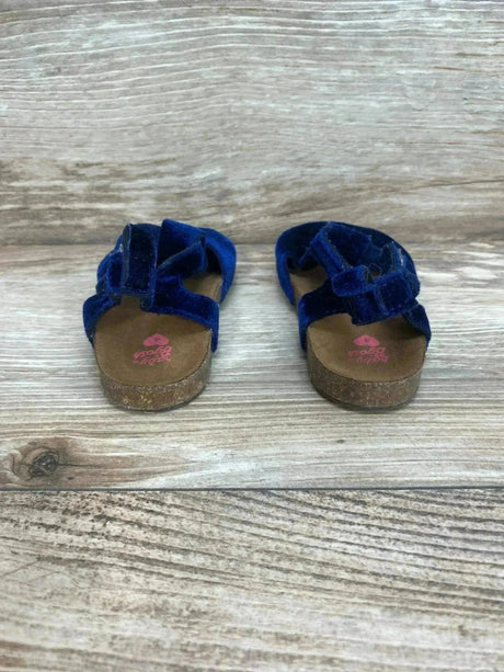 Baby B'gosh Velvet Cork Shoes Navy Sz 4c - Me n Mommy To Be