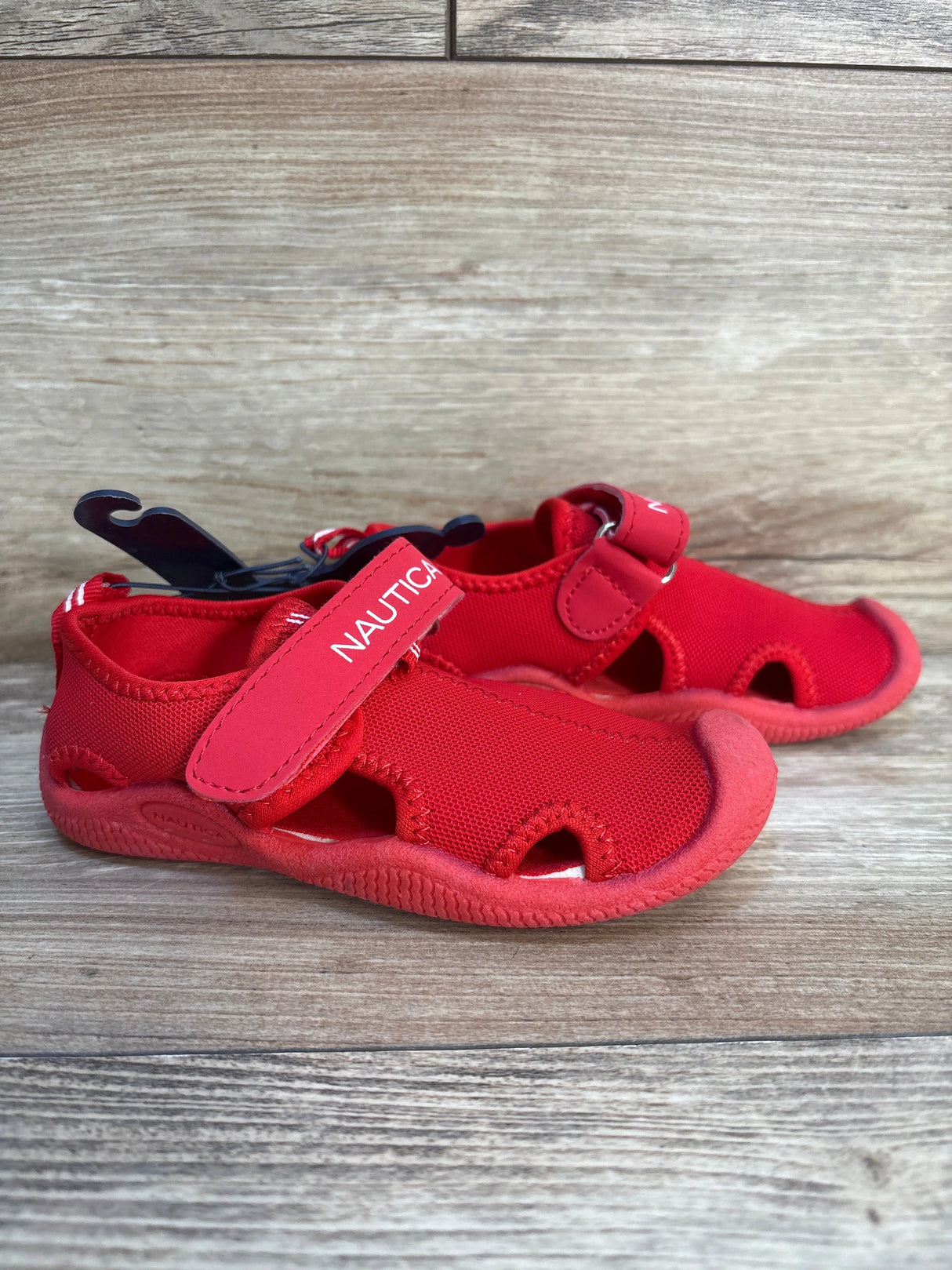 NEW Nautica Kettle Gulf Protective Water Shoe Red sz 8c