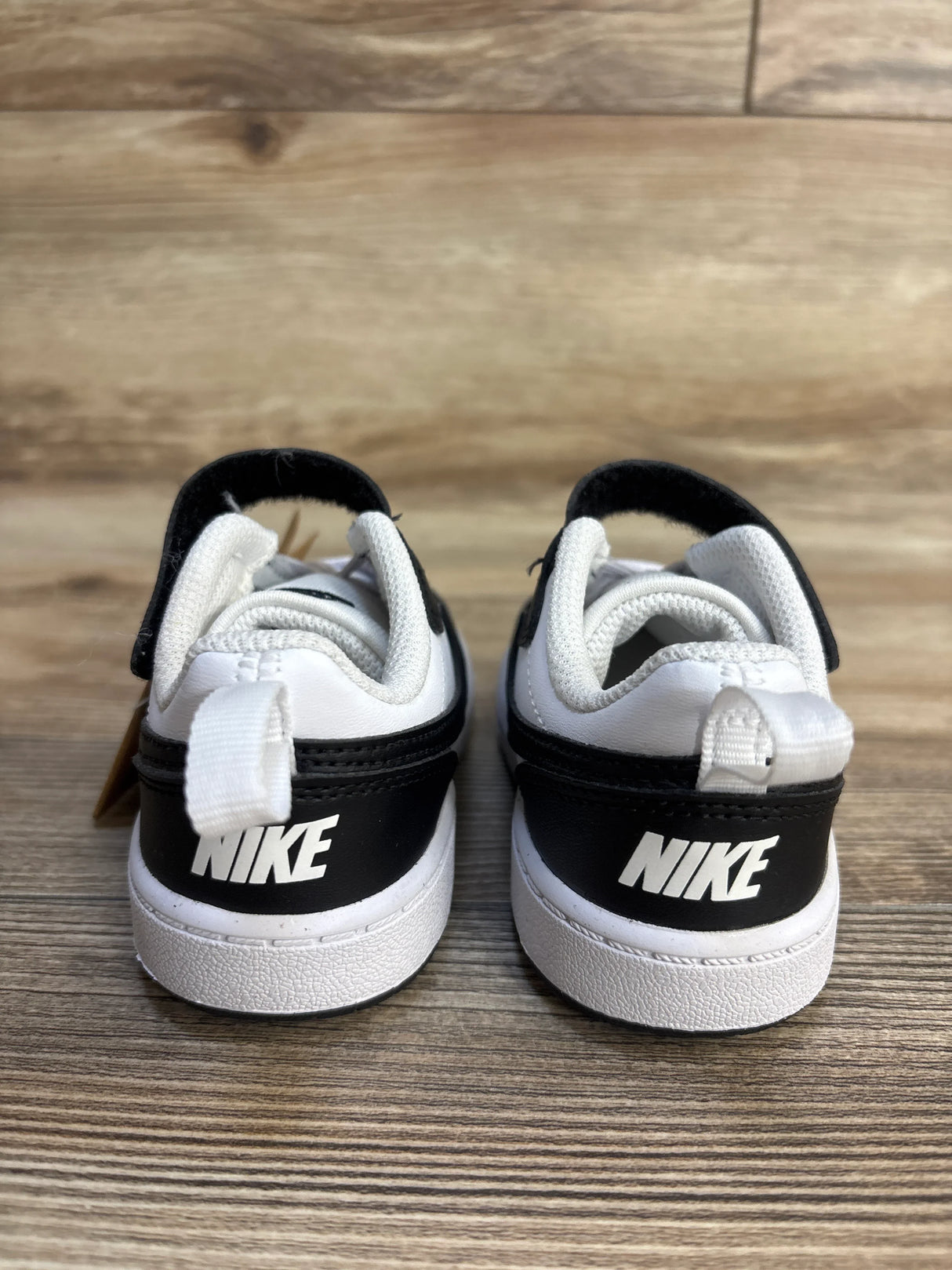 NEW Nike Court Borough Low Recraft TD 'Black White' Sneakers sz 7c