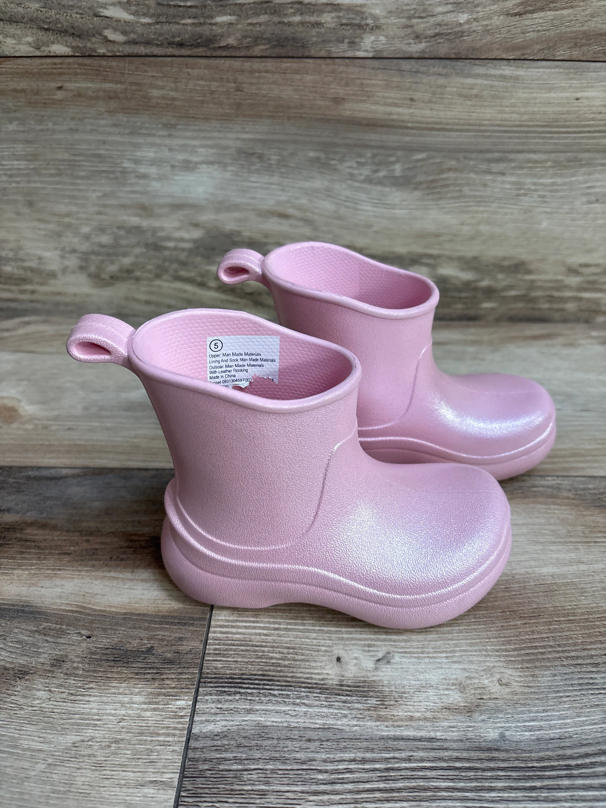 Cat & Jack Eli Rain Boots Pink sz 5c