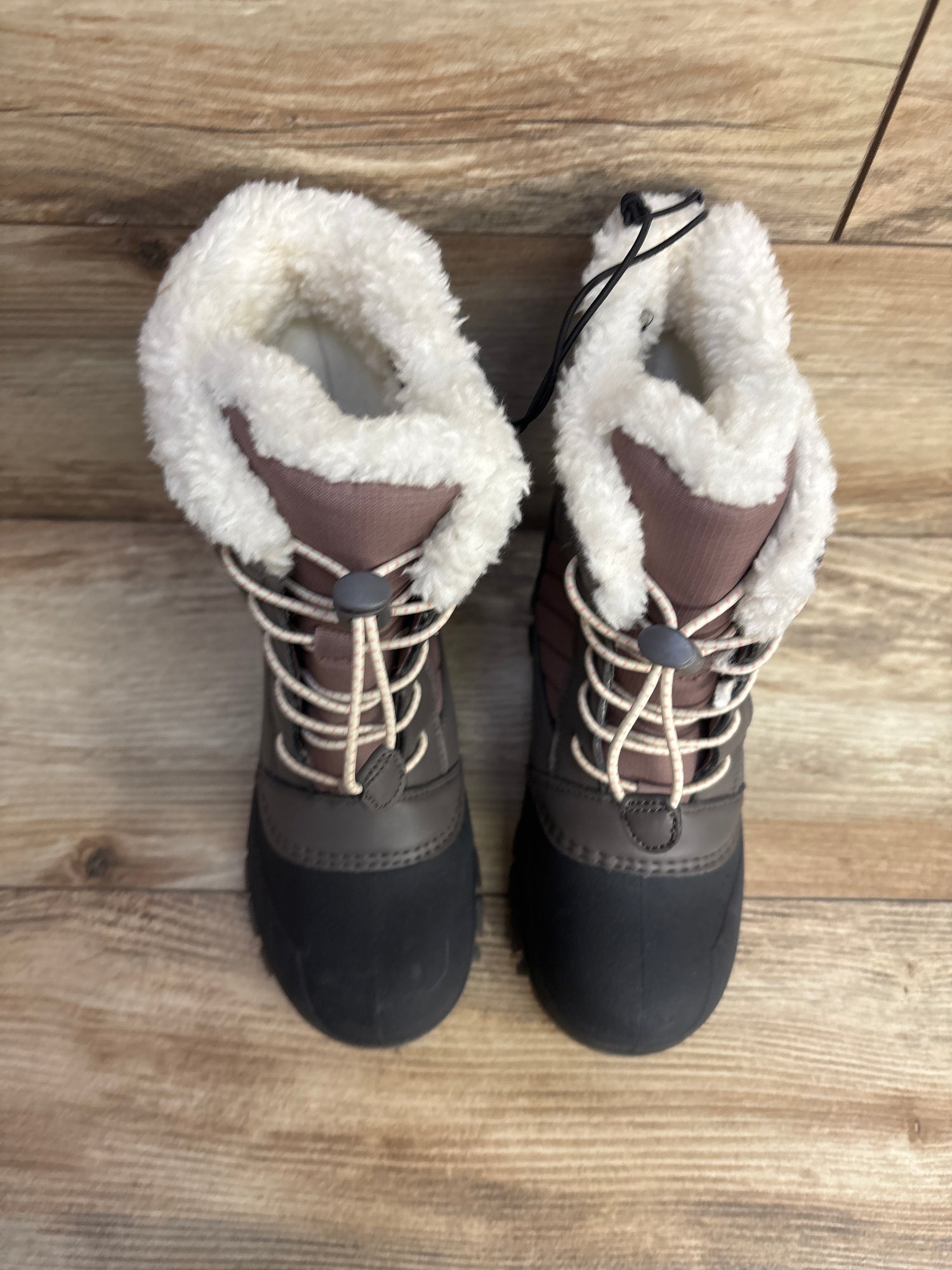 NEW All in Motion Skylar Lace-Up Winter Boots Black sz 1Y