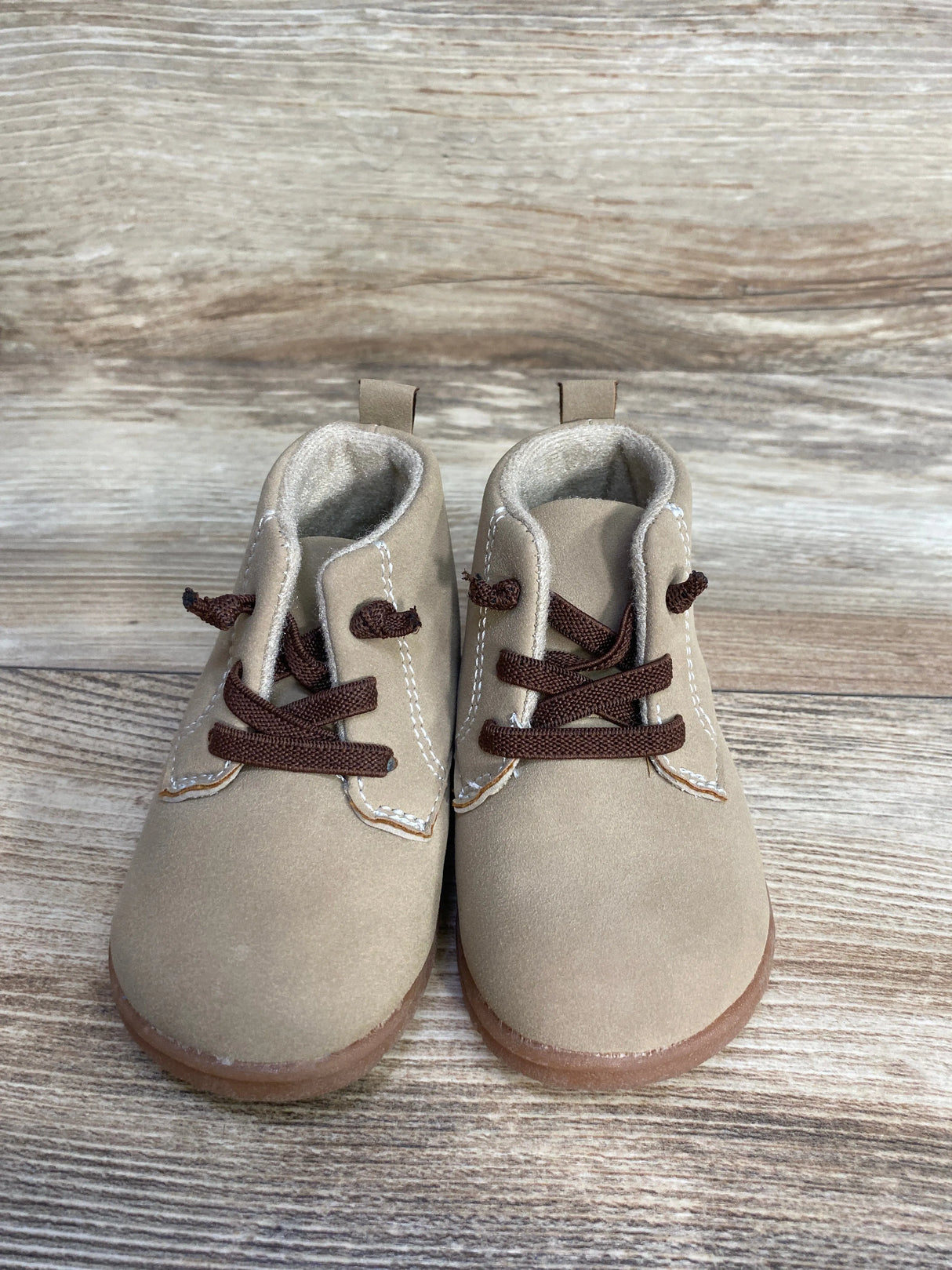 Just One You Dinosaur Ankle Boots Beige sz 4c