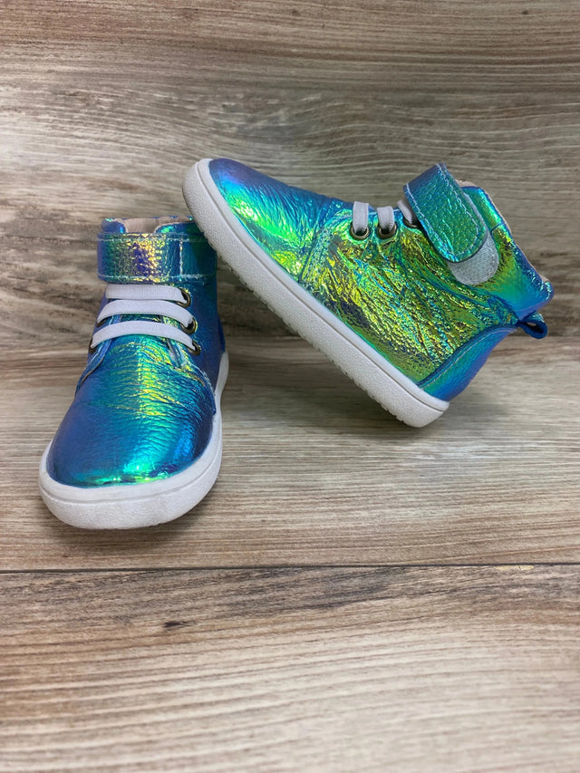 Monkey Feet USA Iridescent High Top Sneakers Sz 4c - Me n Mommy To Be