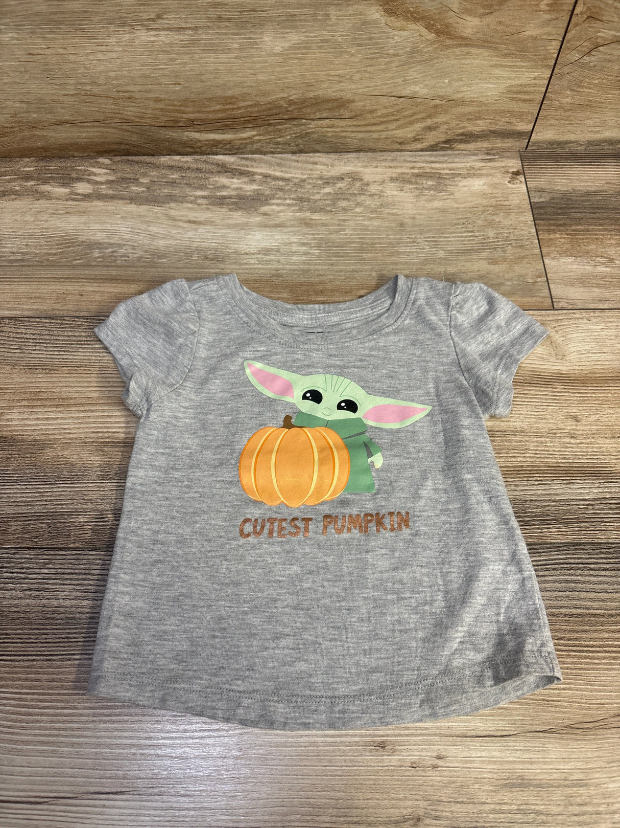 Star Wars Cutest Pumpkin T-Shirt Grey sz 2T