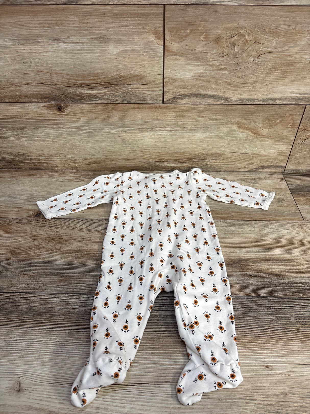 Carter's Footed Sleeper White sz 6m