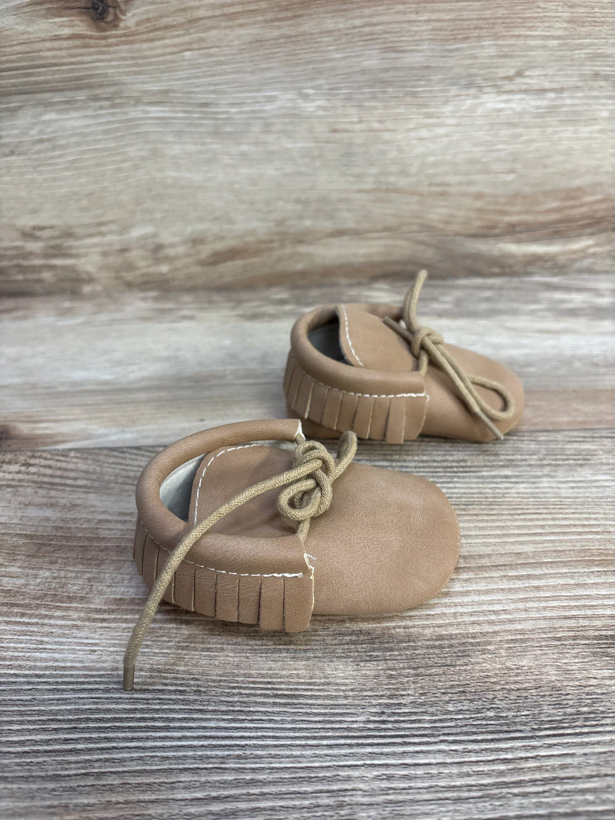 Soft Sole Baby Crib Shoes Tan sz 1c - Me n Mommy To Be