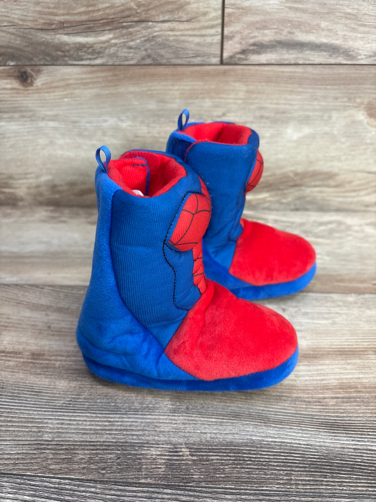 Marvel Spiderman Boot Slippers Red sz 5-6c