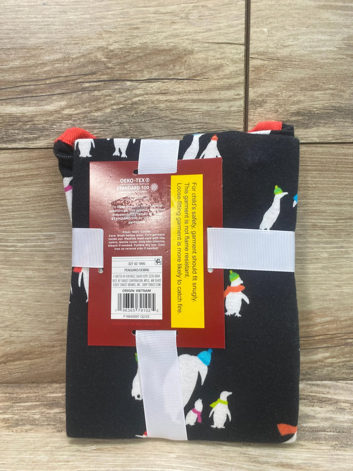 NEW Wondershop 2pc Penguins Pajama Set Black sz 3T - Me n Mommy To Be