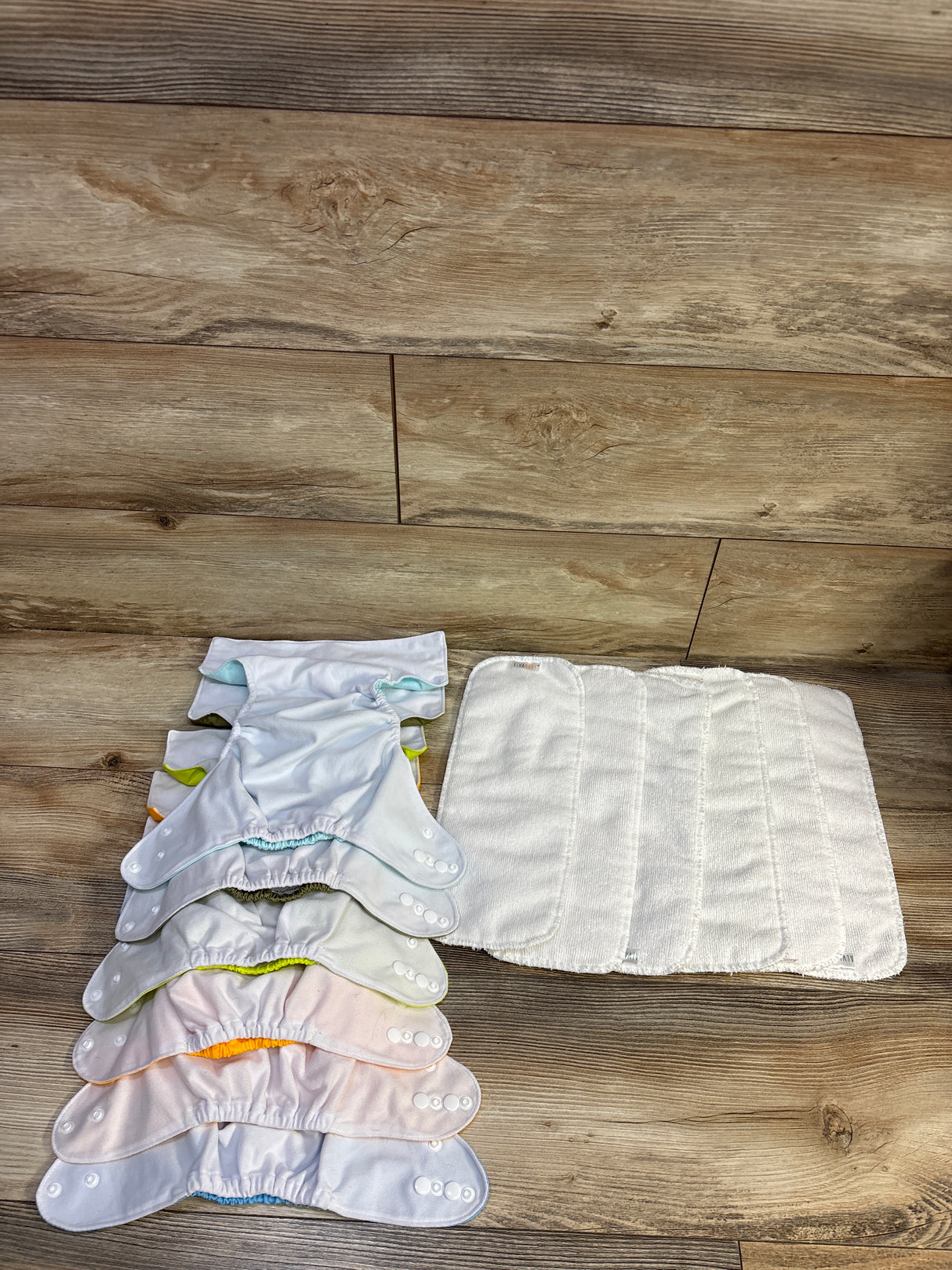 AlvaBaby 6pk Reusable Cloth Diapers with Inserts