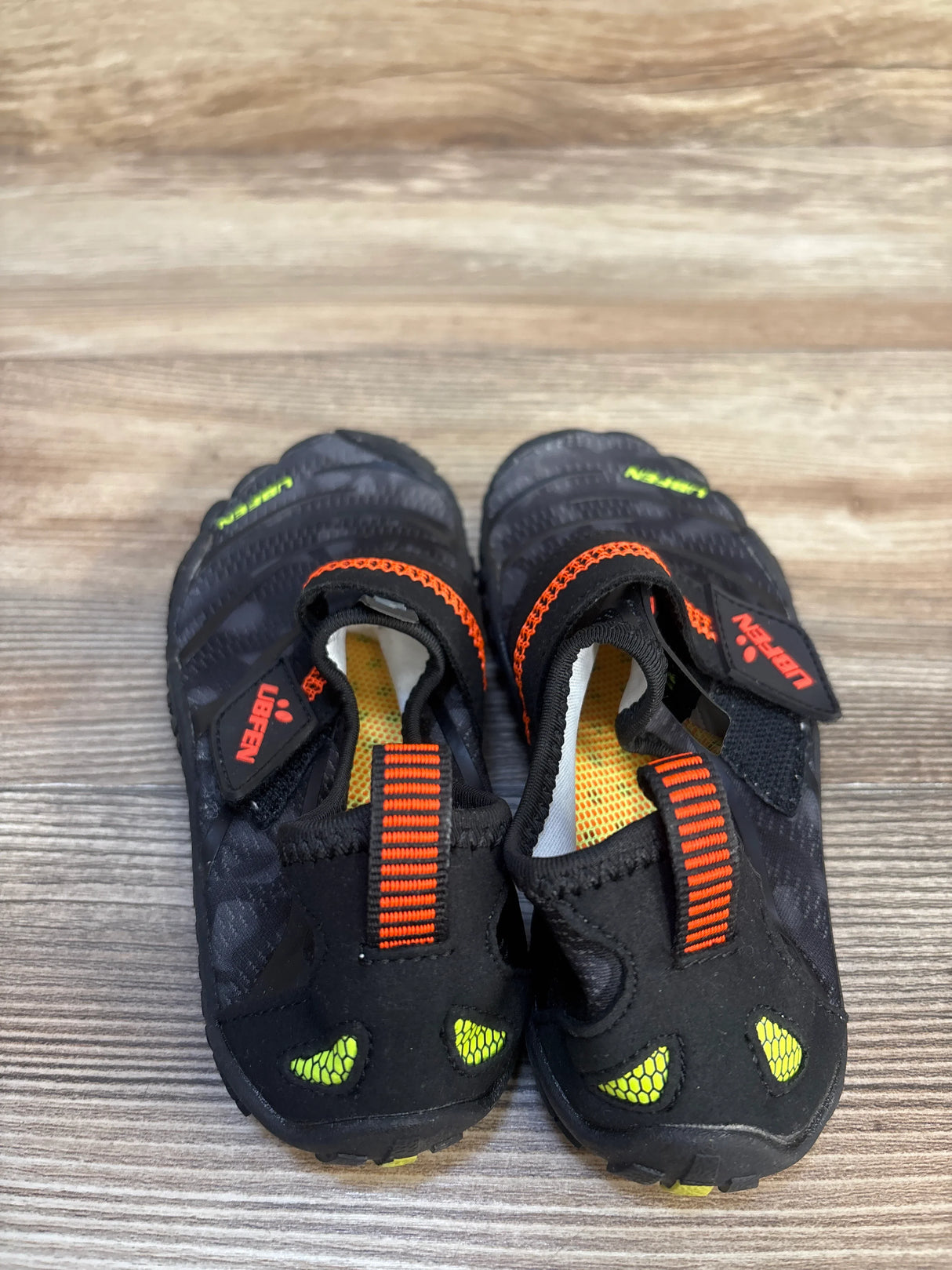 UBFEN Aqua Socks Barefoot Water Shoes Black sz 12c