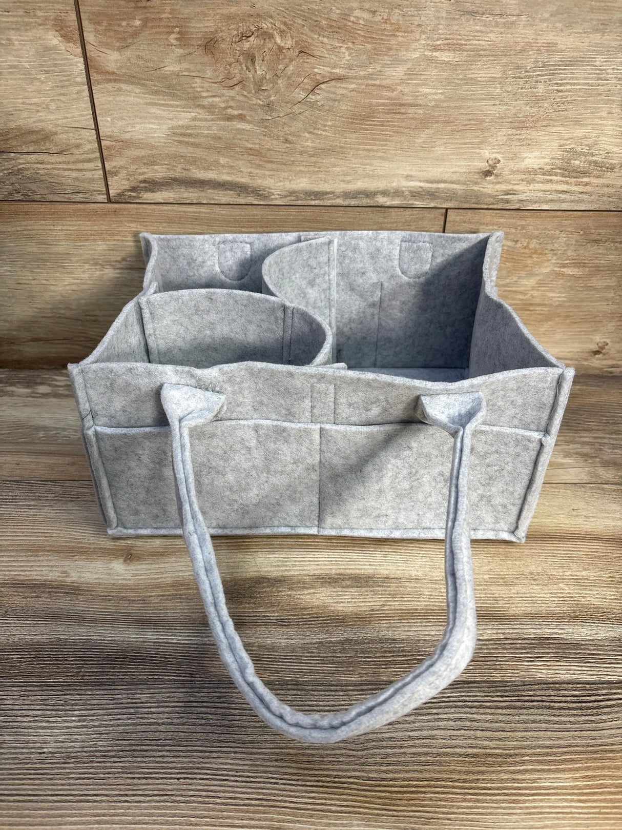 Mr. Pen Felt Diaper Caddy Organizer - Grey