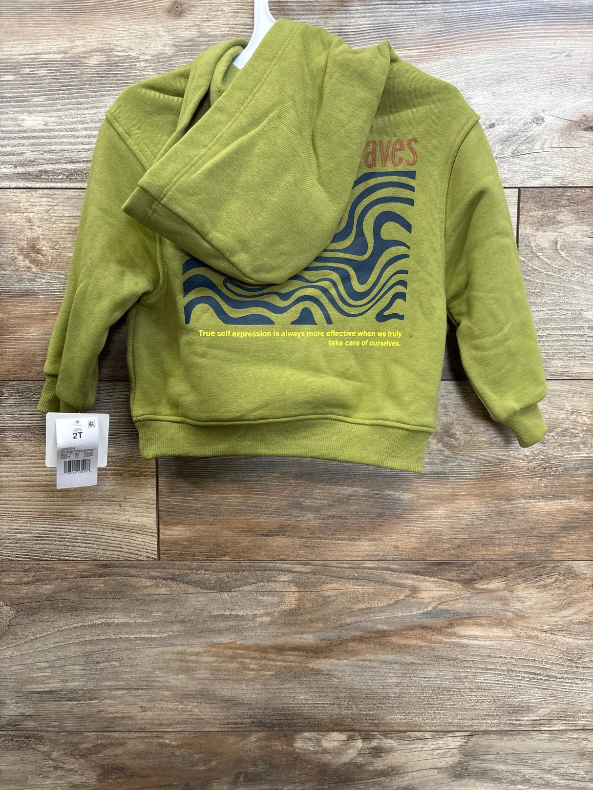 NEW Grayson Mini Stay Sunny Pull Over Hoodie Olive sz 2T