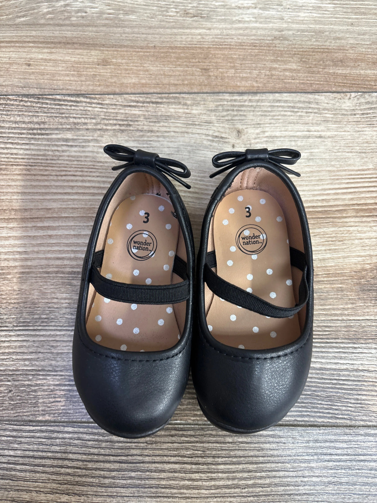 Wonder Nation Bow Ballet Flats sz 3c