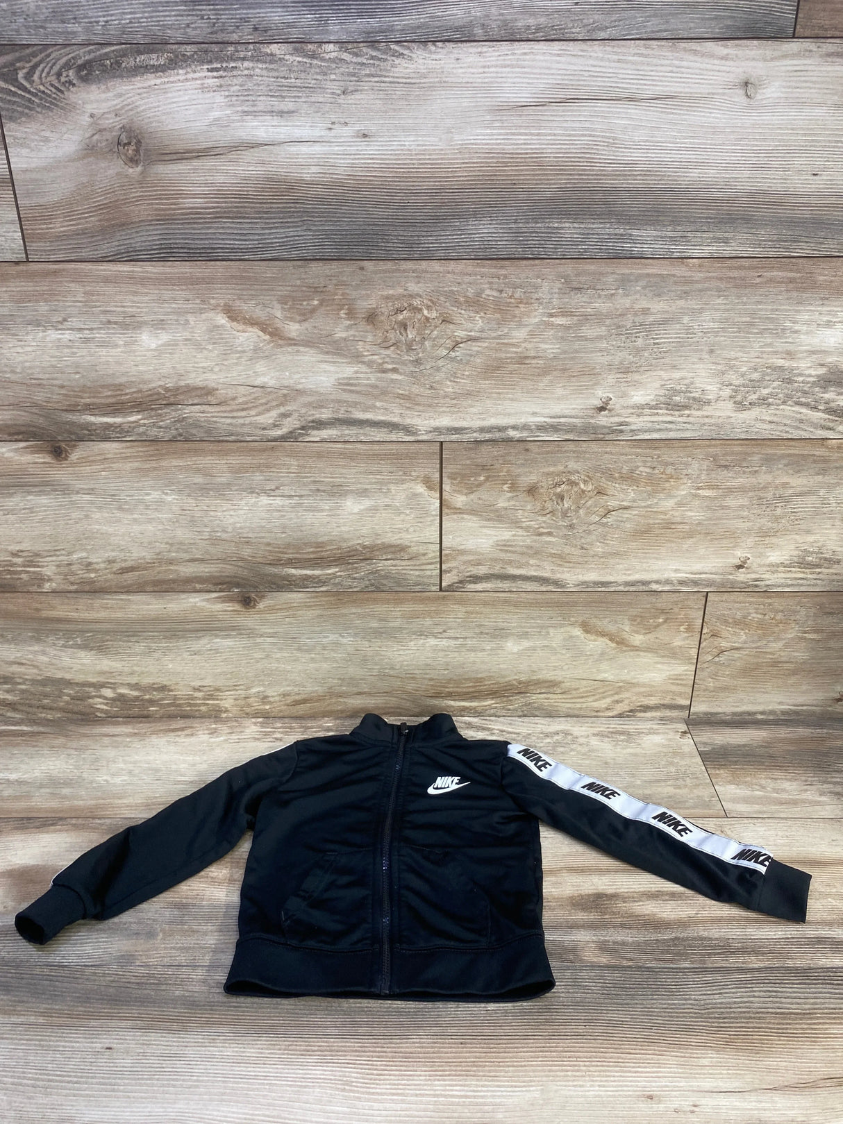Nike Full Zip Track Jacket Black sz 3T