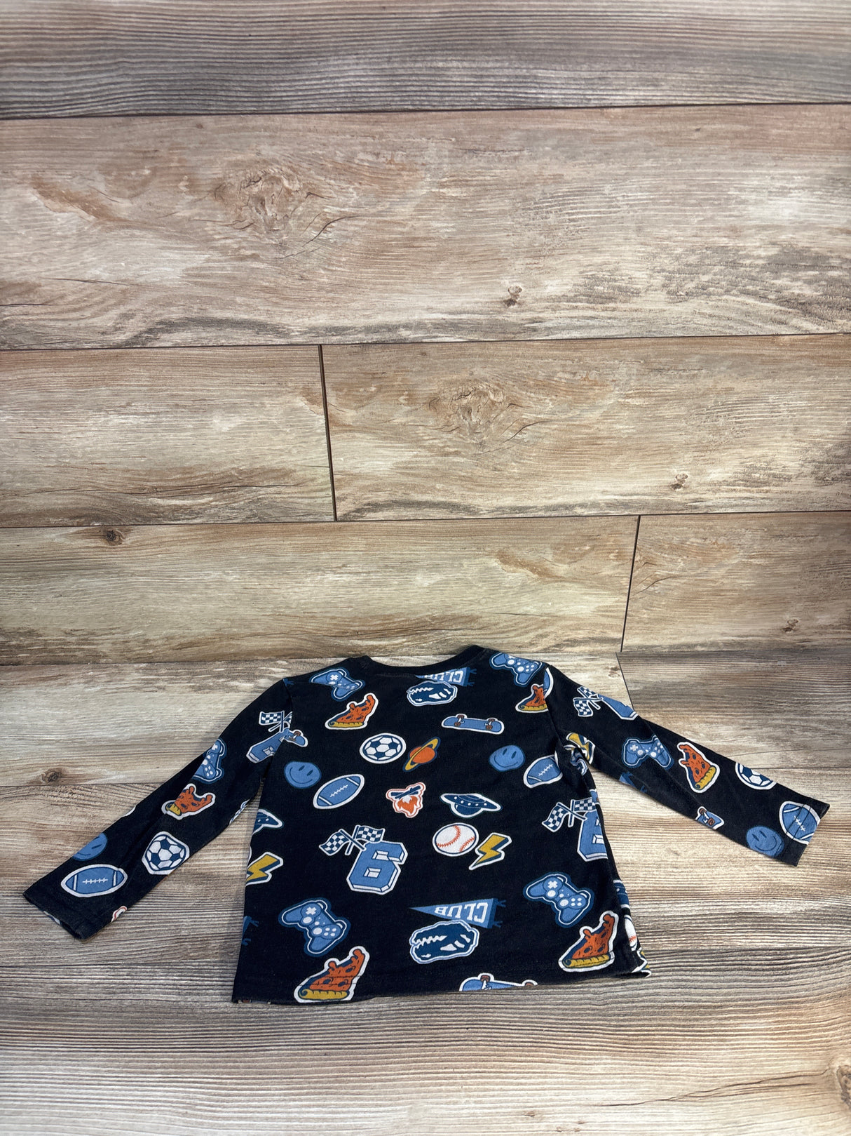 Jumping Beans Sports Shirt Black sz 3T
