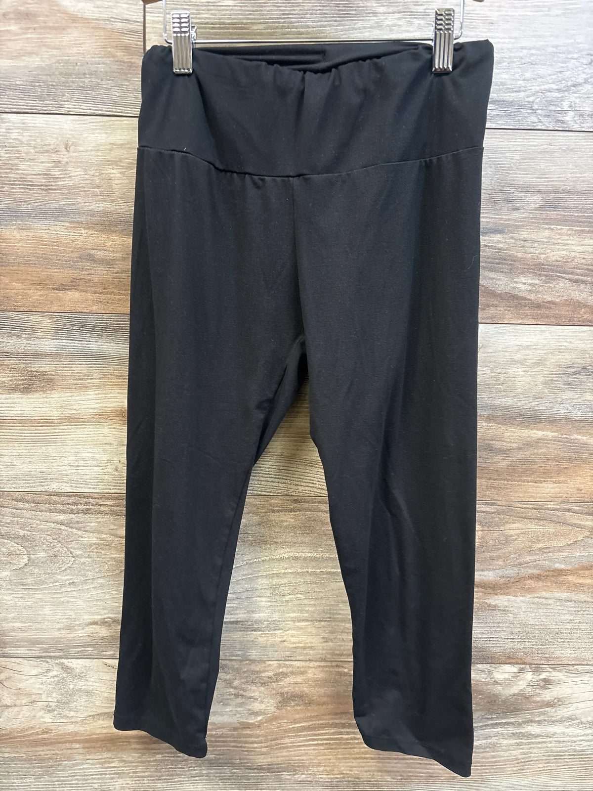 Feathers Maternity Capri Leggings Black sz Small