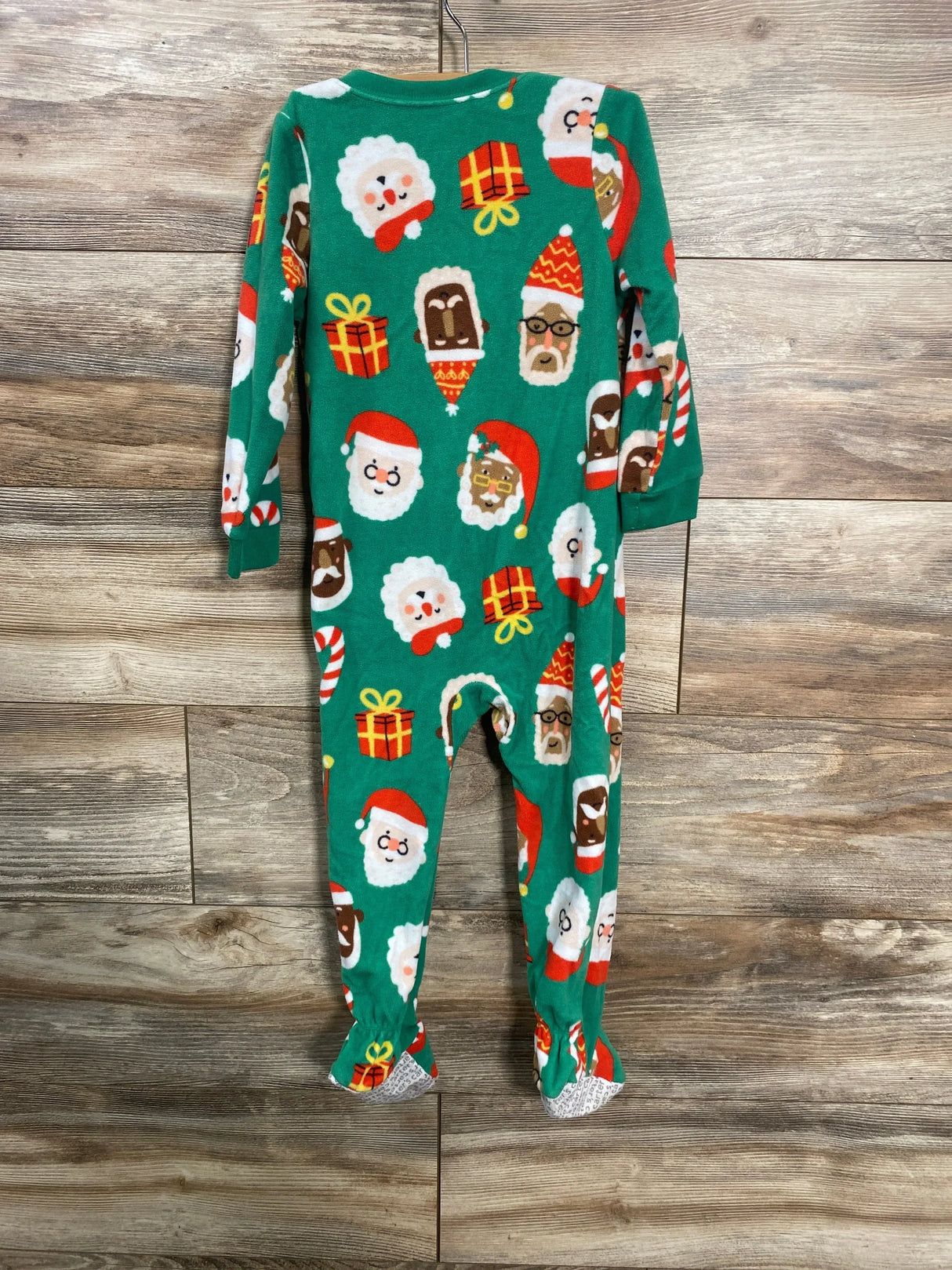Carter's Santa Blanket Sleeper Green sz 3T - Me n Mommy To Be