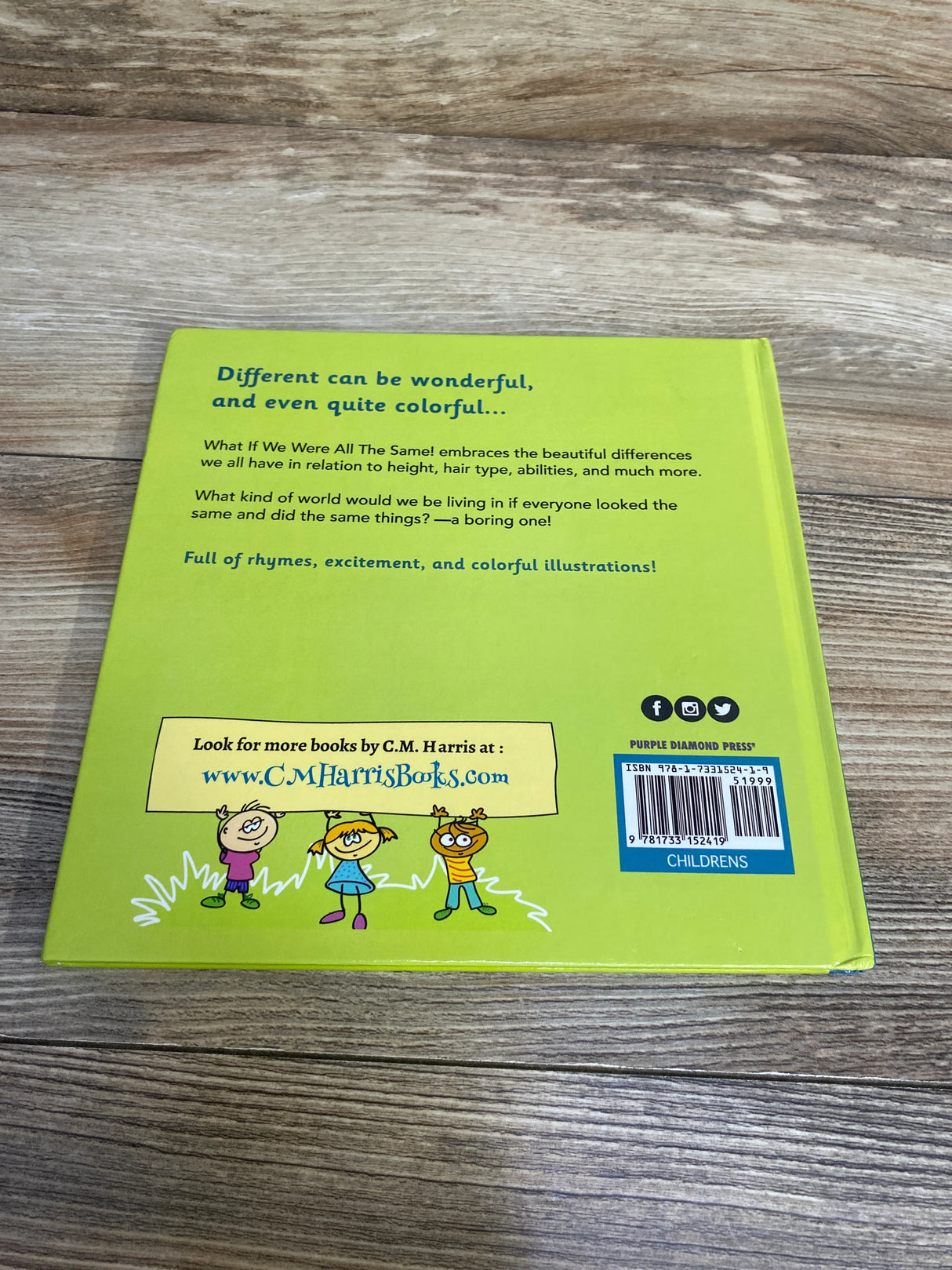 What If We Were All The Same! Hardcover Book - Me n Mommy To Be