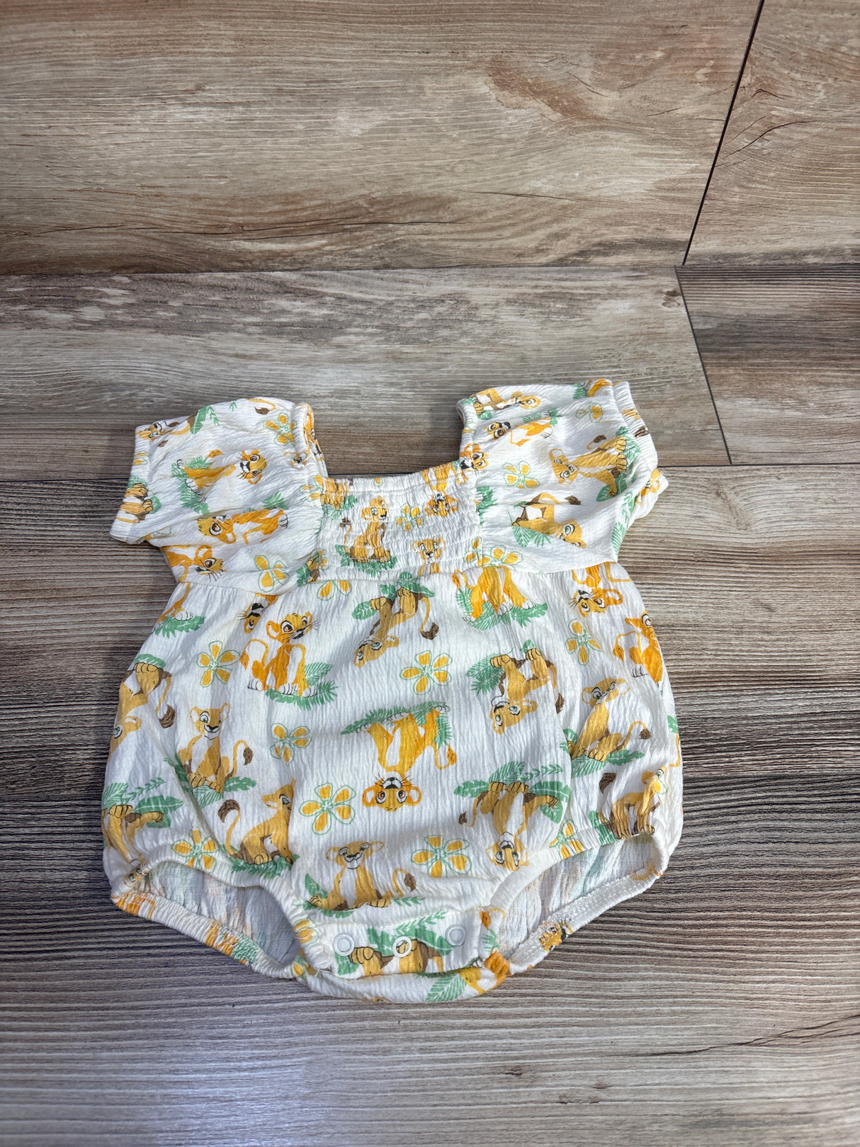 Disney Baby Simba Bubble Romper White sz 3-6m