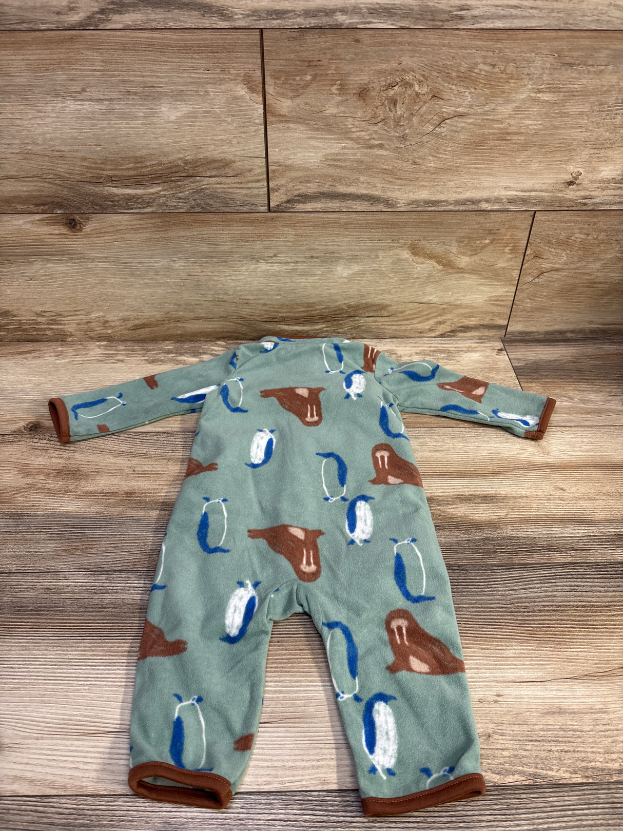 Carter's Blanket Coverall Green sz 6m