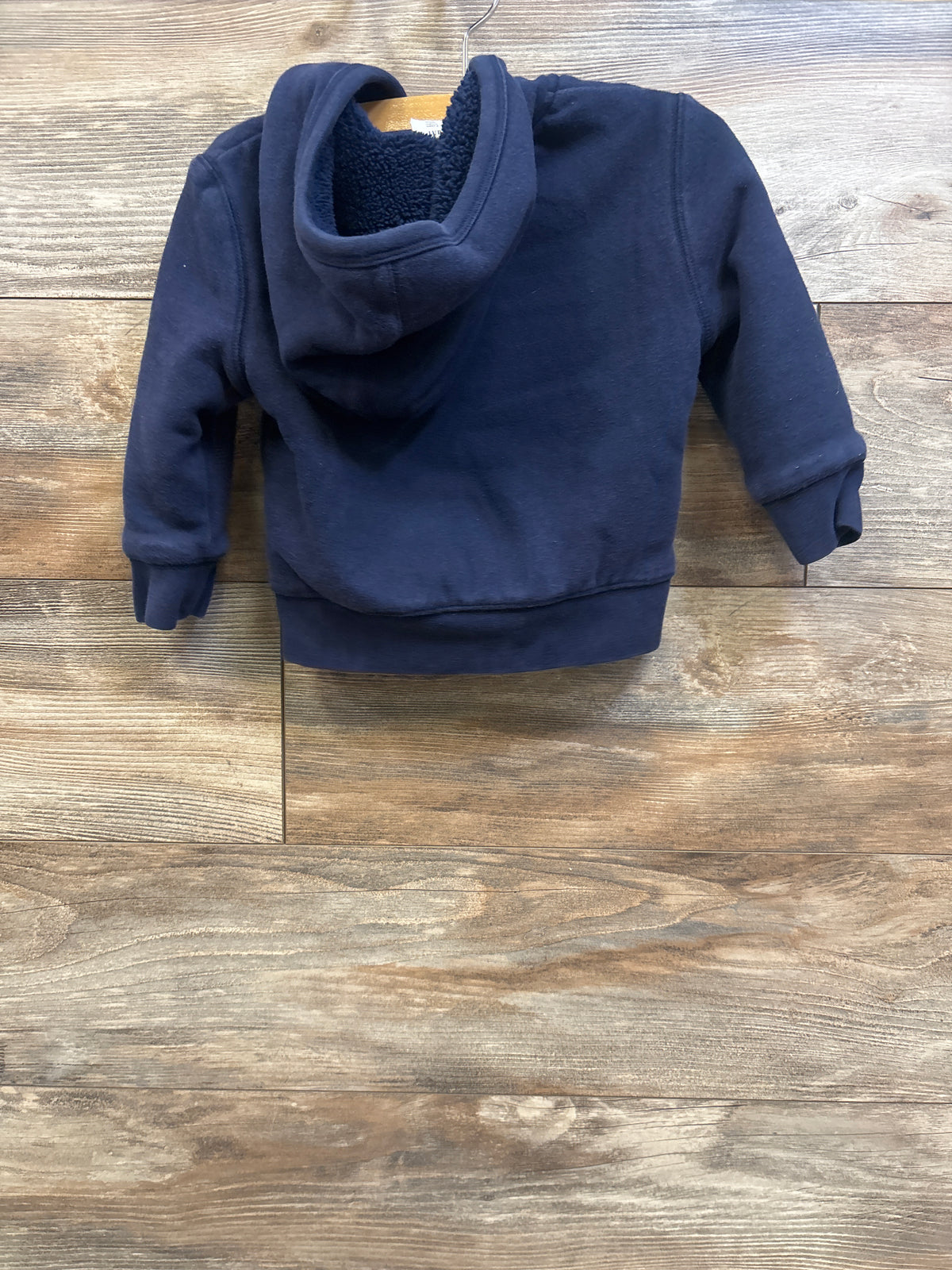 Baby Gap Sherpa Lined Full Zip Jacket Navy sz 2T