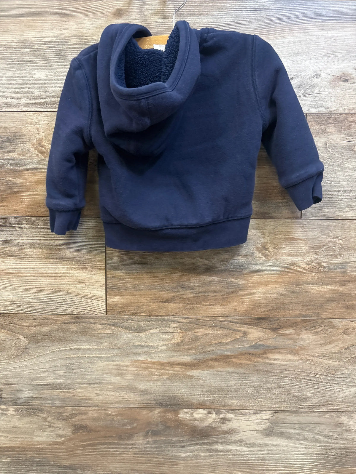 Baby Gap Sherpa Lined Full Zip Jacket Navy sz 2T