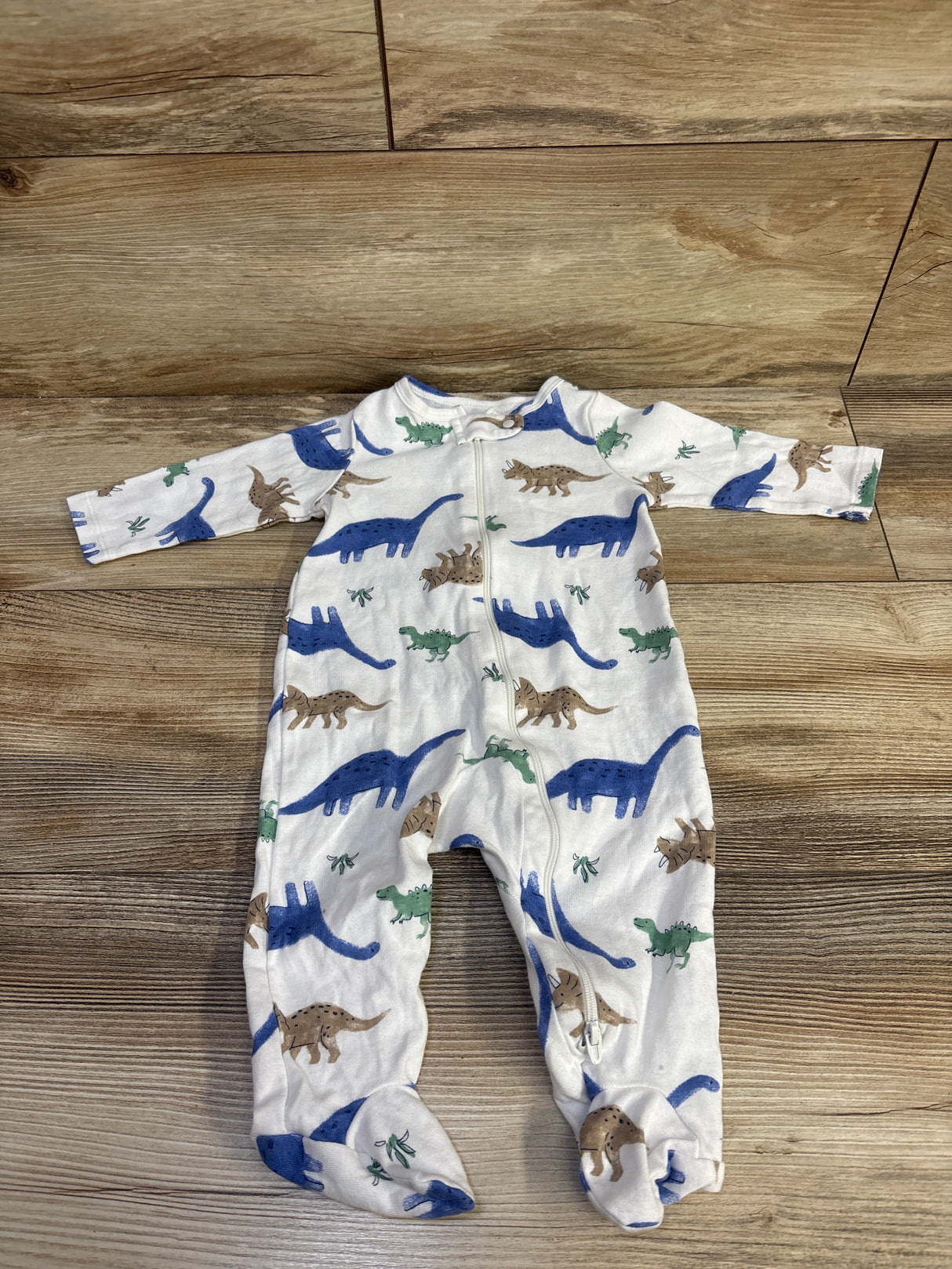 Just One You Dinosaur Sleeper White sz 6m