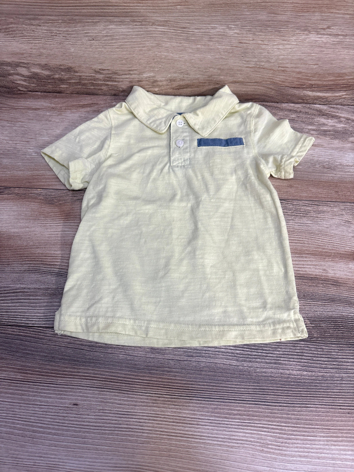 Cat & Jack Polo Shirt Yellow sz 2T - Me n Mommy To Be